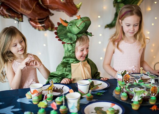 Dinosaur Adventure Party with Popsicle