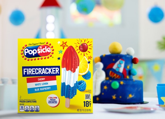 Space Adventure Party with Popsicle® Firecracker Ice Pops