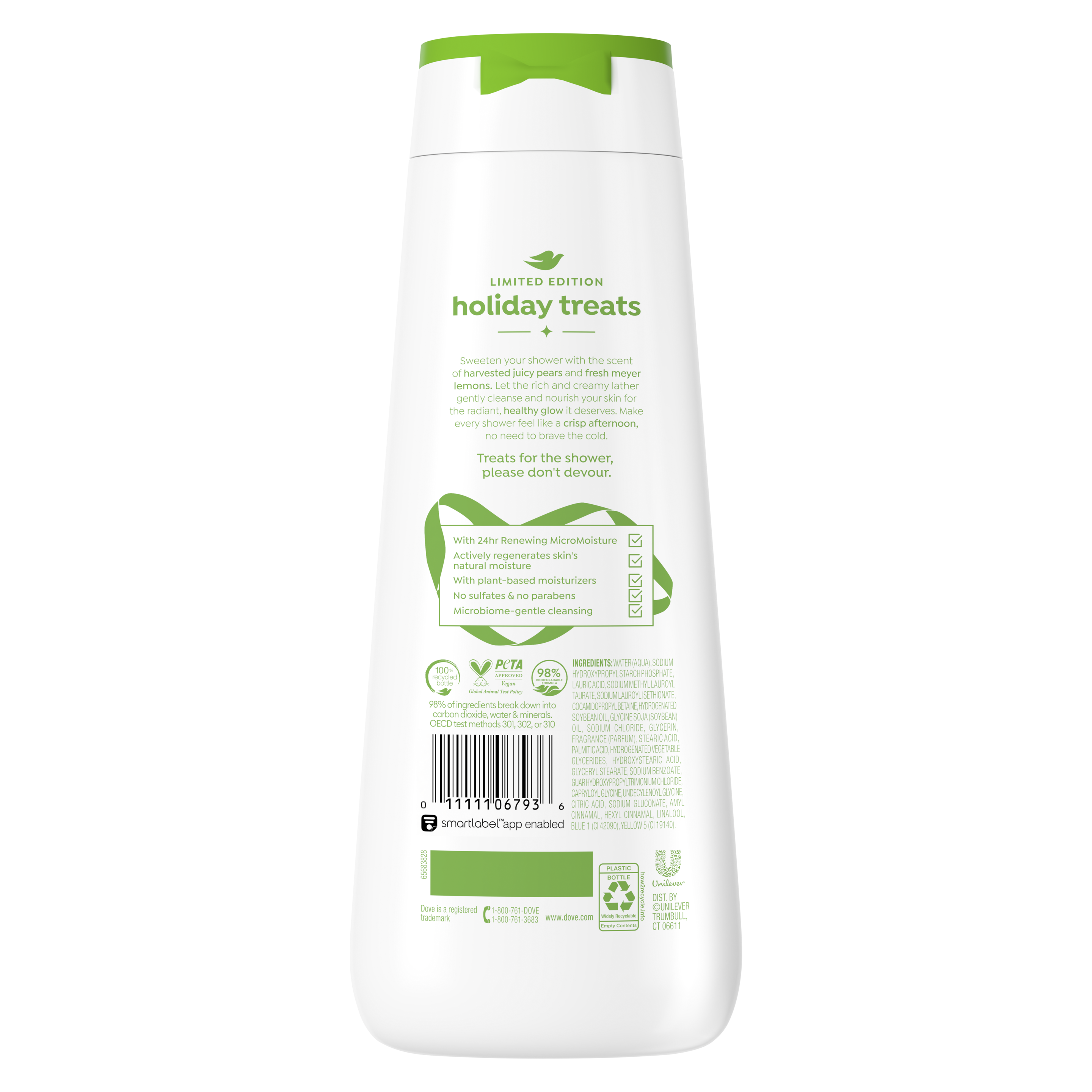 Dove Limited Edition Pear Delight Body Wash