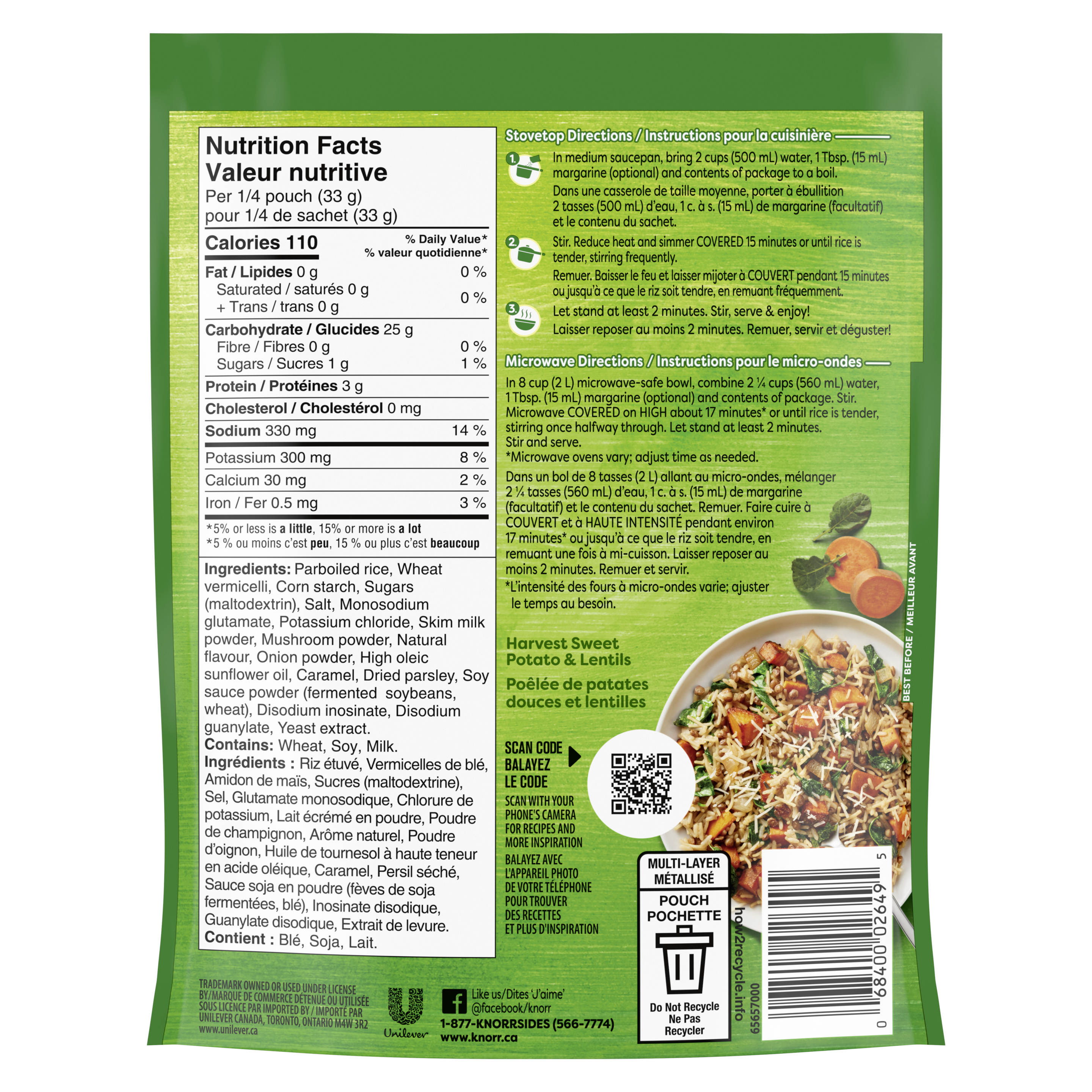 Sidekicks® Country Mushroom Rice Side Dish