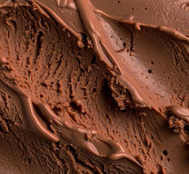 Close-up of Breyers Chocolate Ice Cream