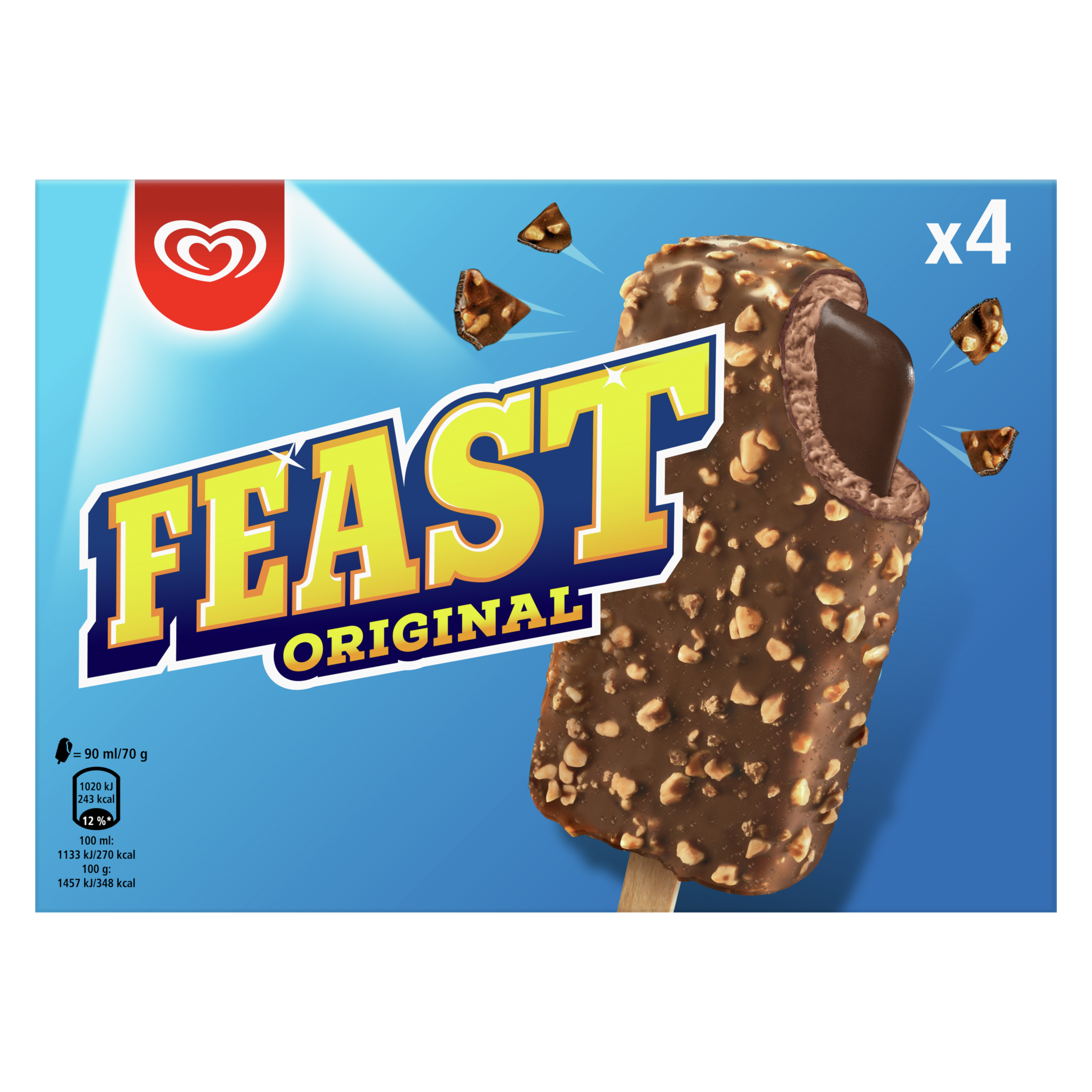 Feast Chocolate 4 pack