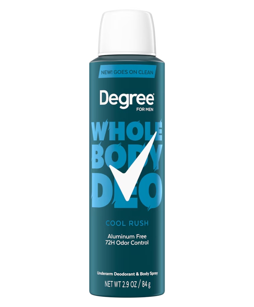 Degree Cool Rush Aluminum Free Whole Body Spray 