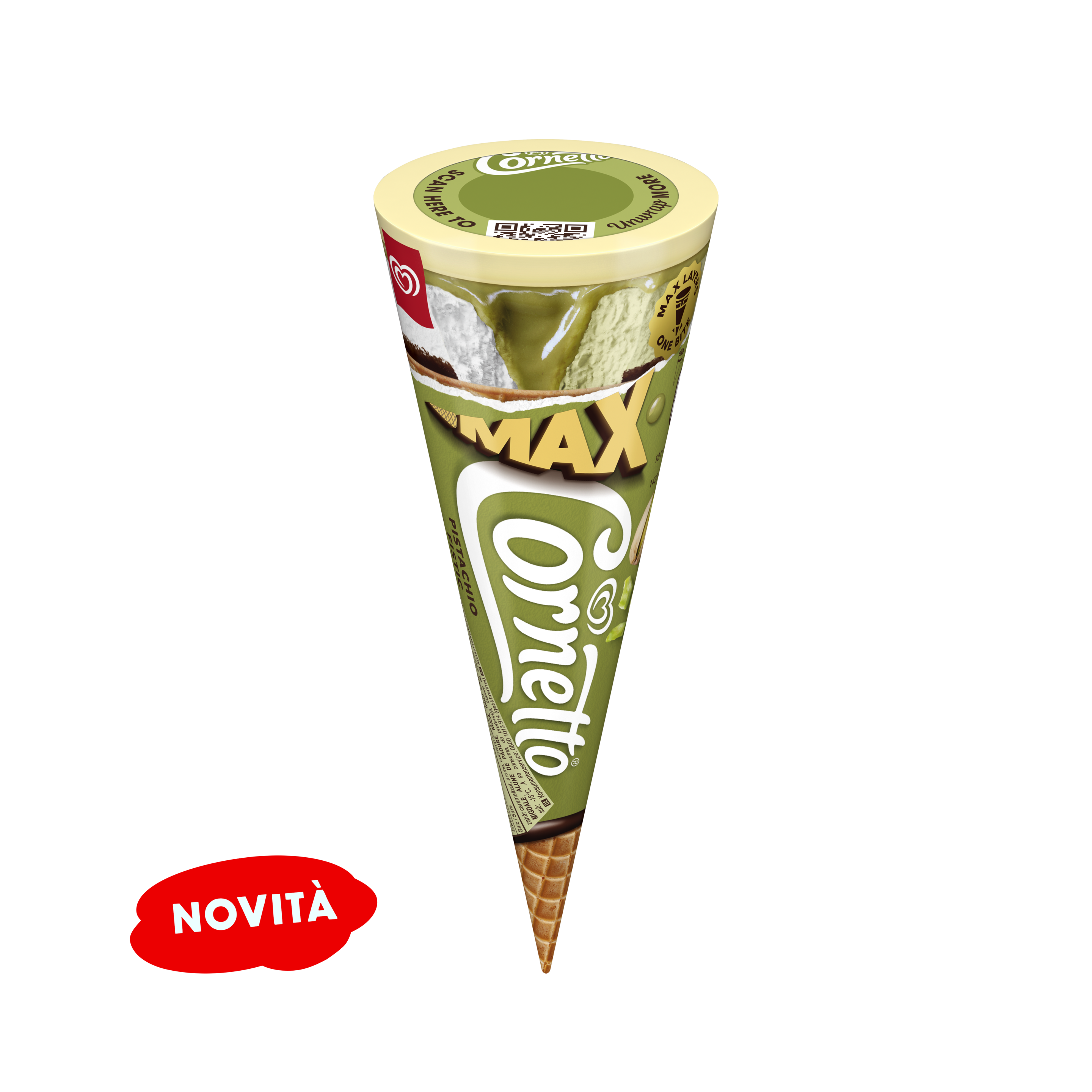 CORNETTO MAX PISTACCHIO packshot