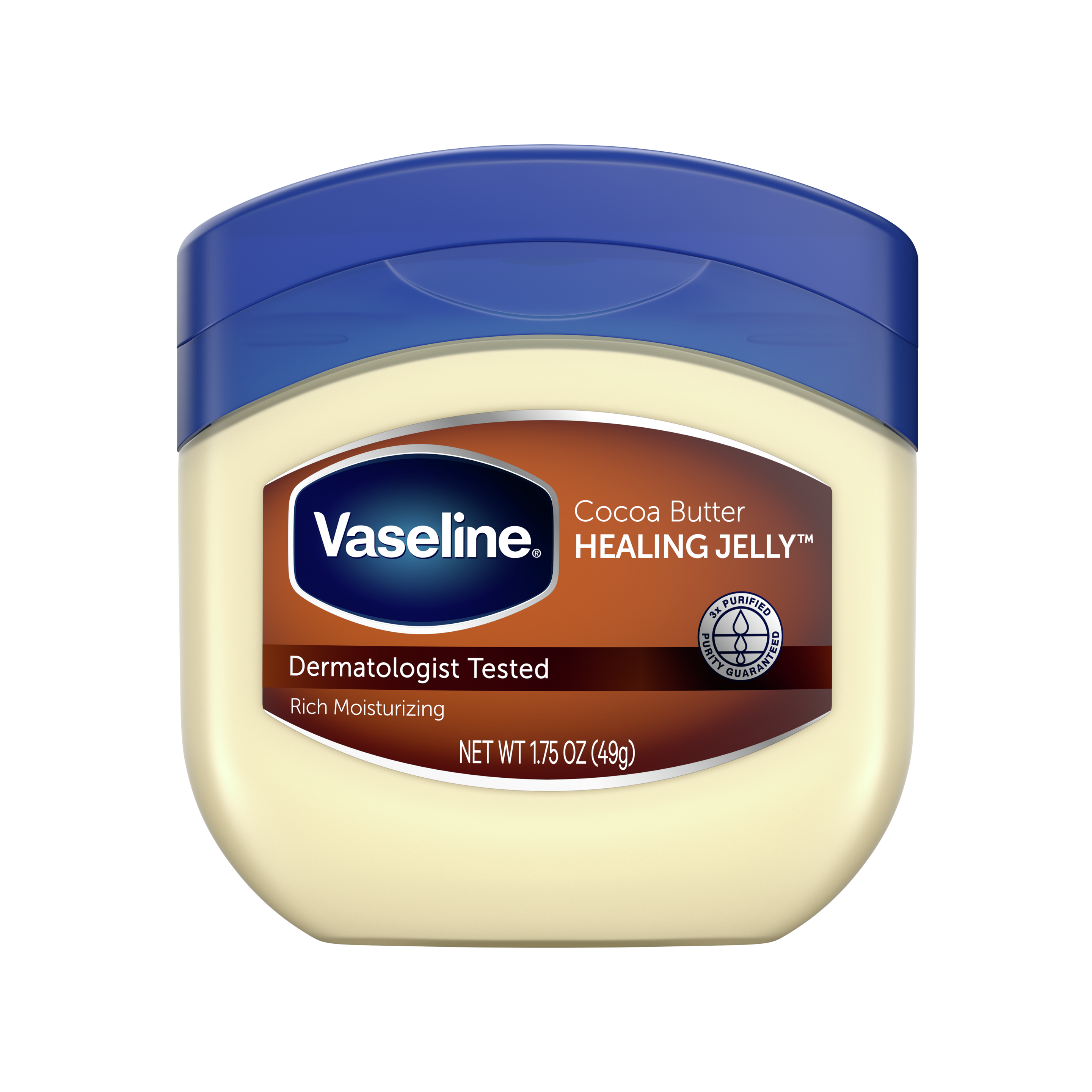 Vaseline® Cocoa Butter Jelly Jar front of pack