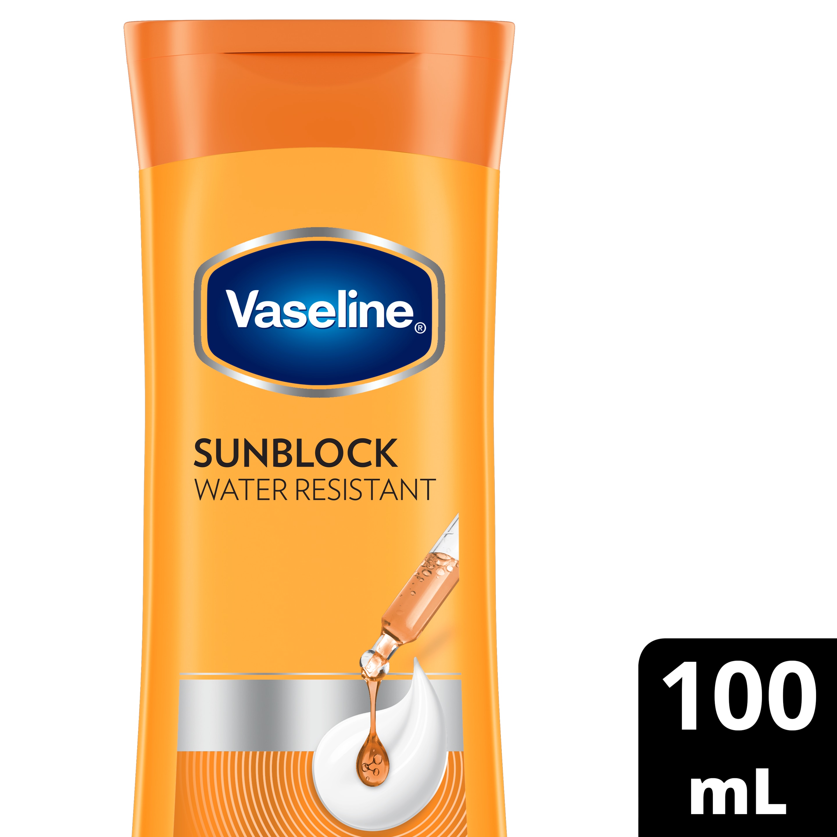 Vaseline Healthy Bright Hand Body Lotion Water Resistant Sunblock SPF 30 PA++ Formula Anti Lengket 100 mL packshot