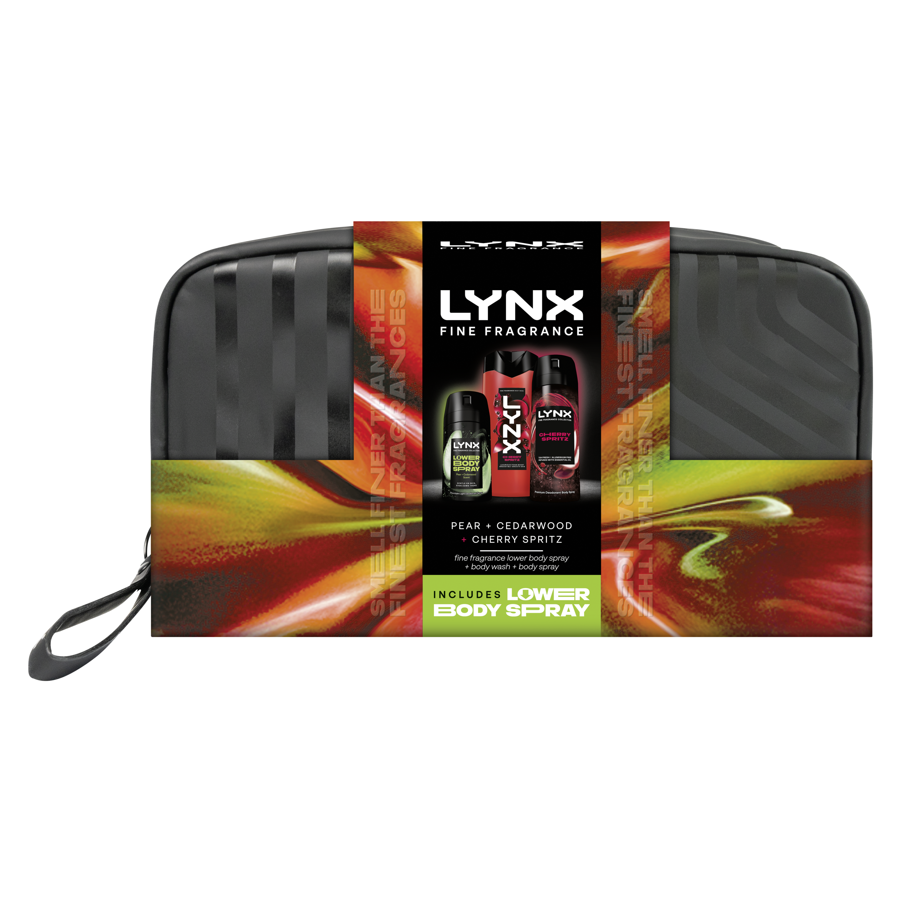 Lynx Fine Fragrance Cherry Spritz Washbag Collection Gift Set packshot