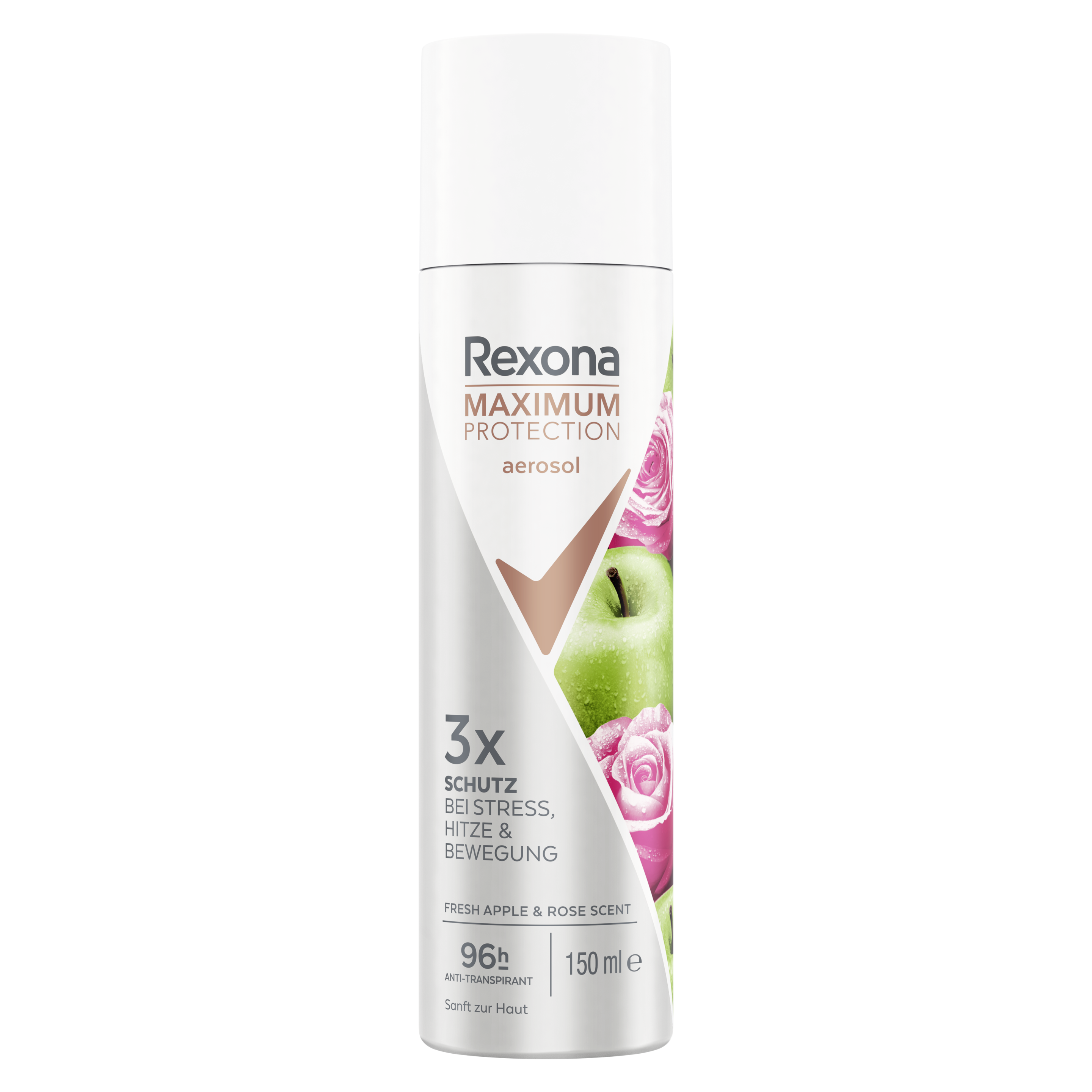 Rexona Maximum Protection Fresh Apple & Rose Scent Anti-Transpirant Deospray 150ml packshot