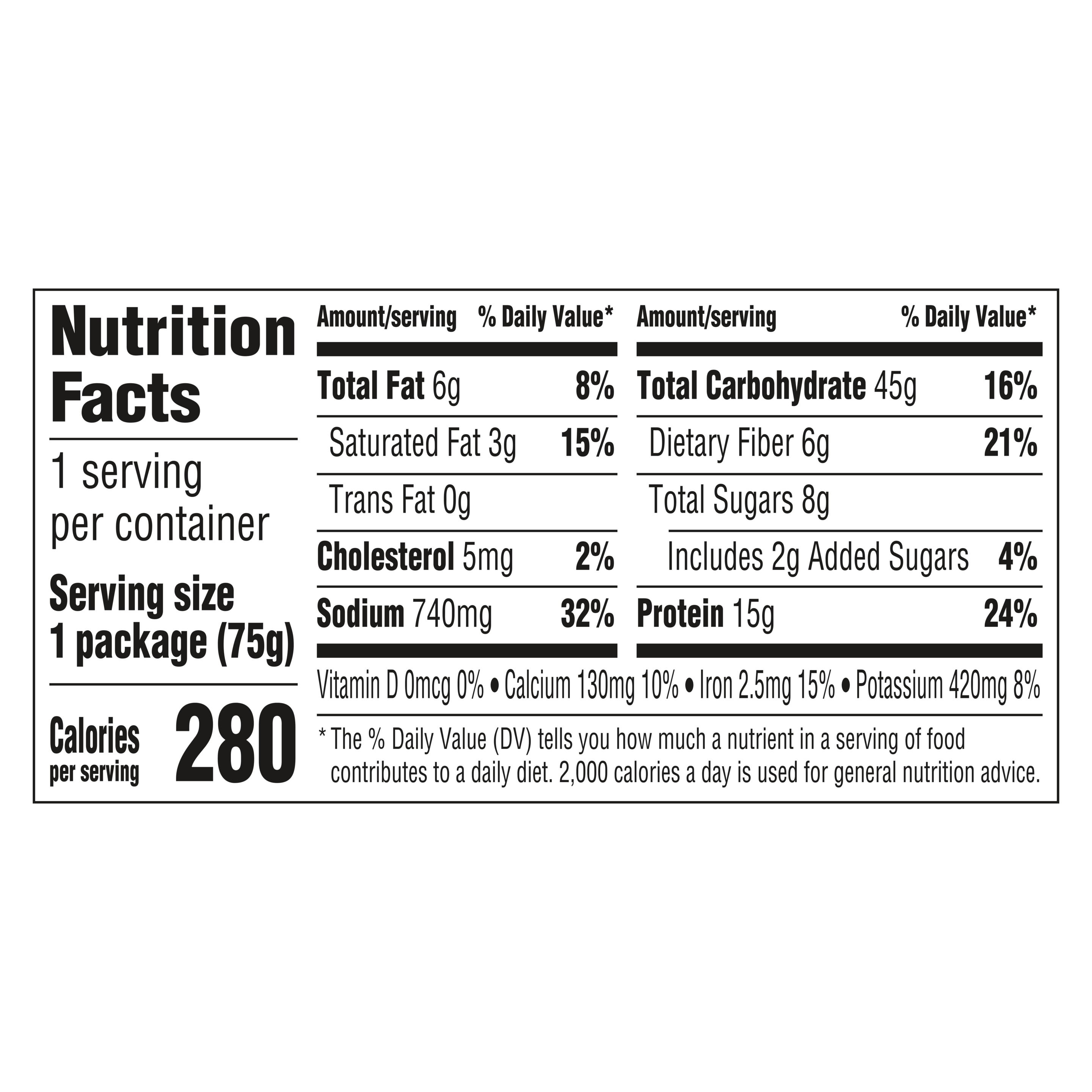 Spicy Cheddar Pasta Protein Cup Nutrition