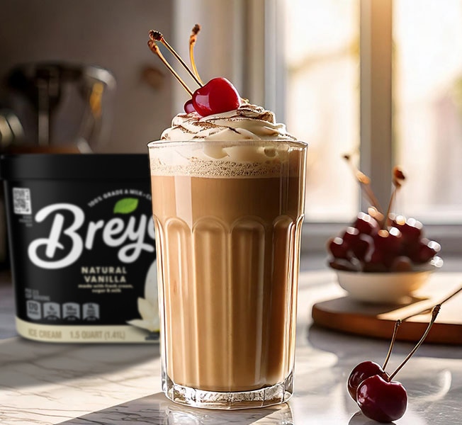 Vanilla Bourbon Milkshake