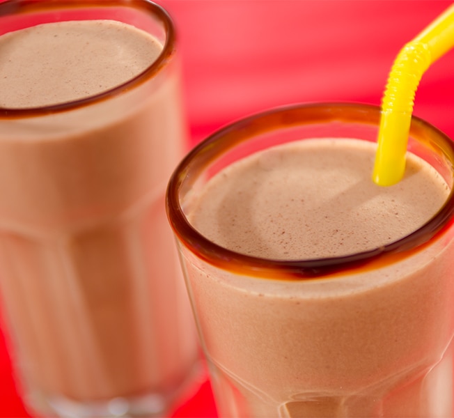 Double Chocolate Peanut Butter Milkshake