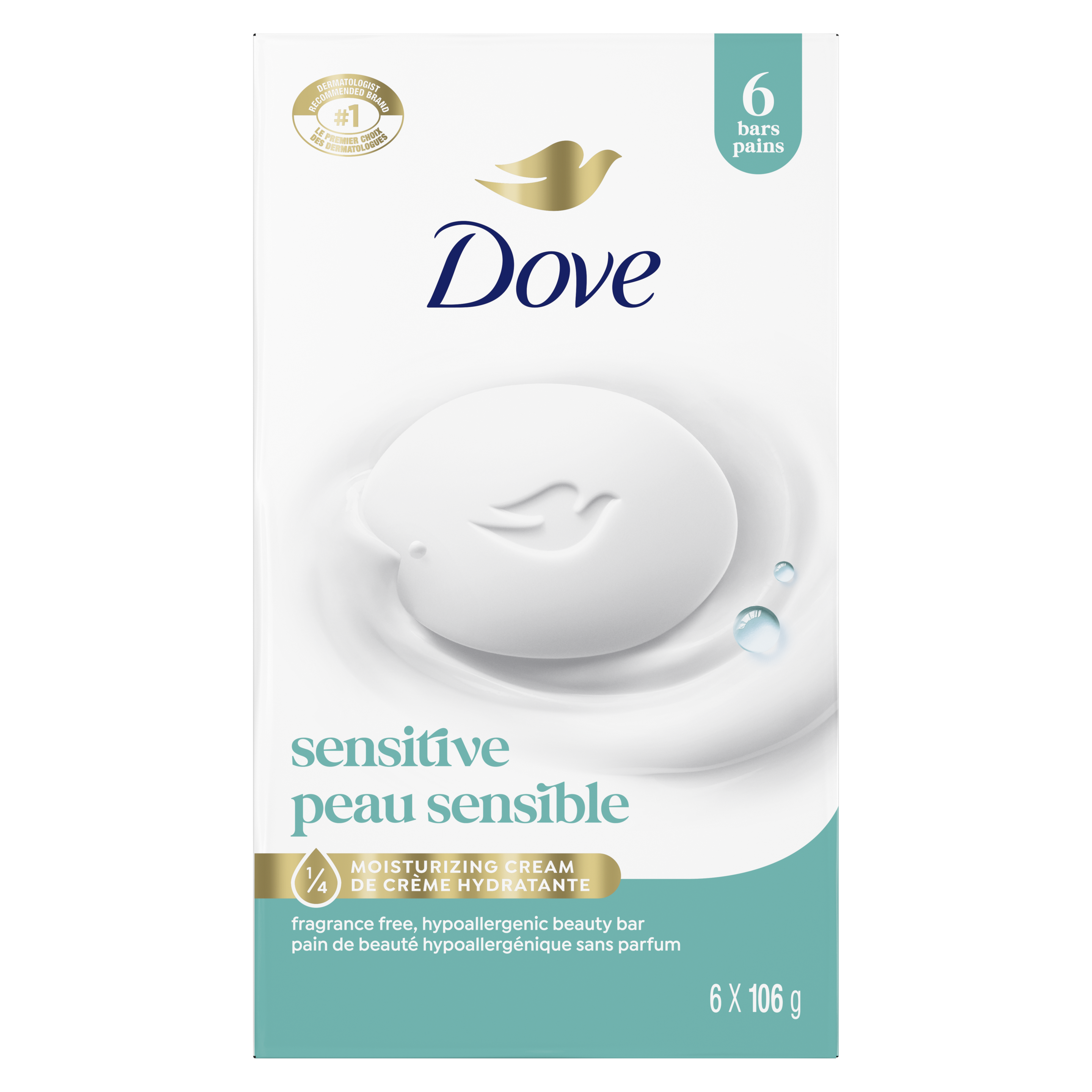 Sensitive Skin Beauty Bar6x106g