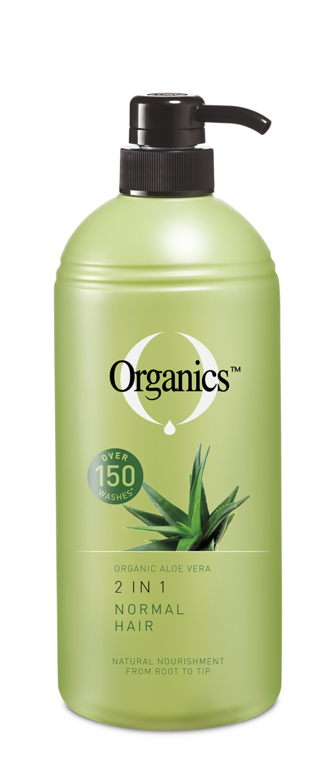 Organics  Normal 2in1 Shampoo 1lt packshot