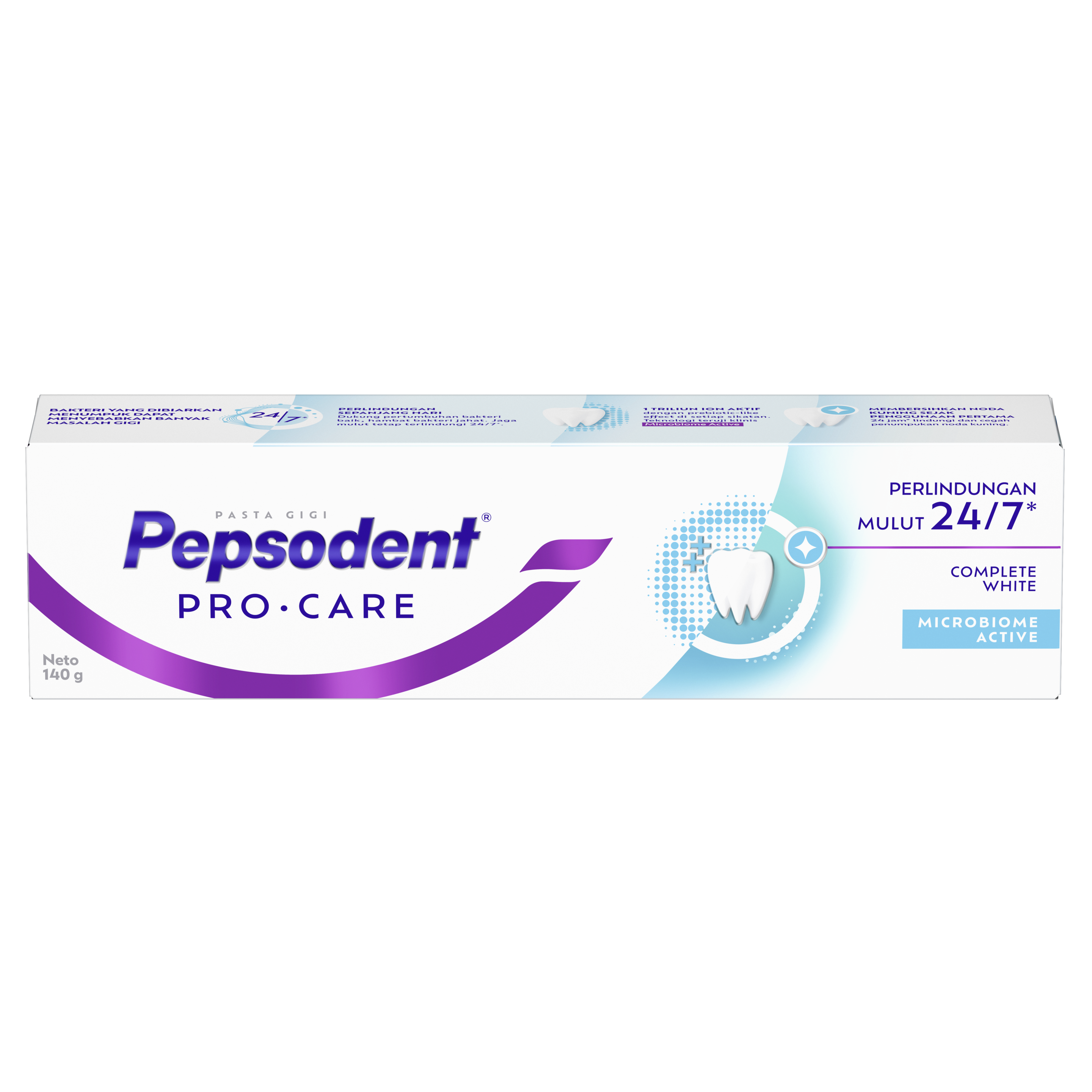 Pasta Gigi Pepsodent PRO CARE Complete White 140G packshot