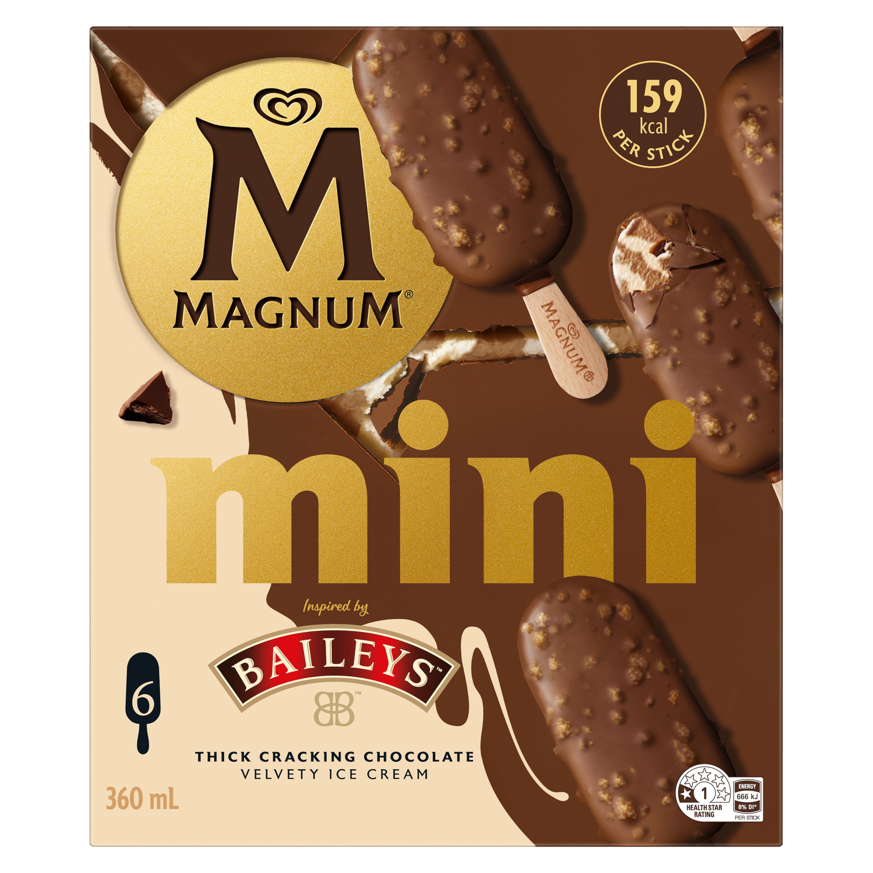 Magnum Mini Baileys Multipack packshot