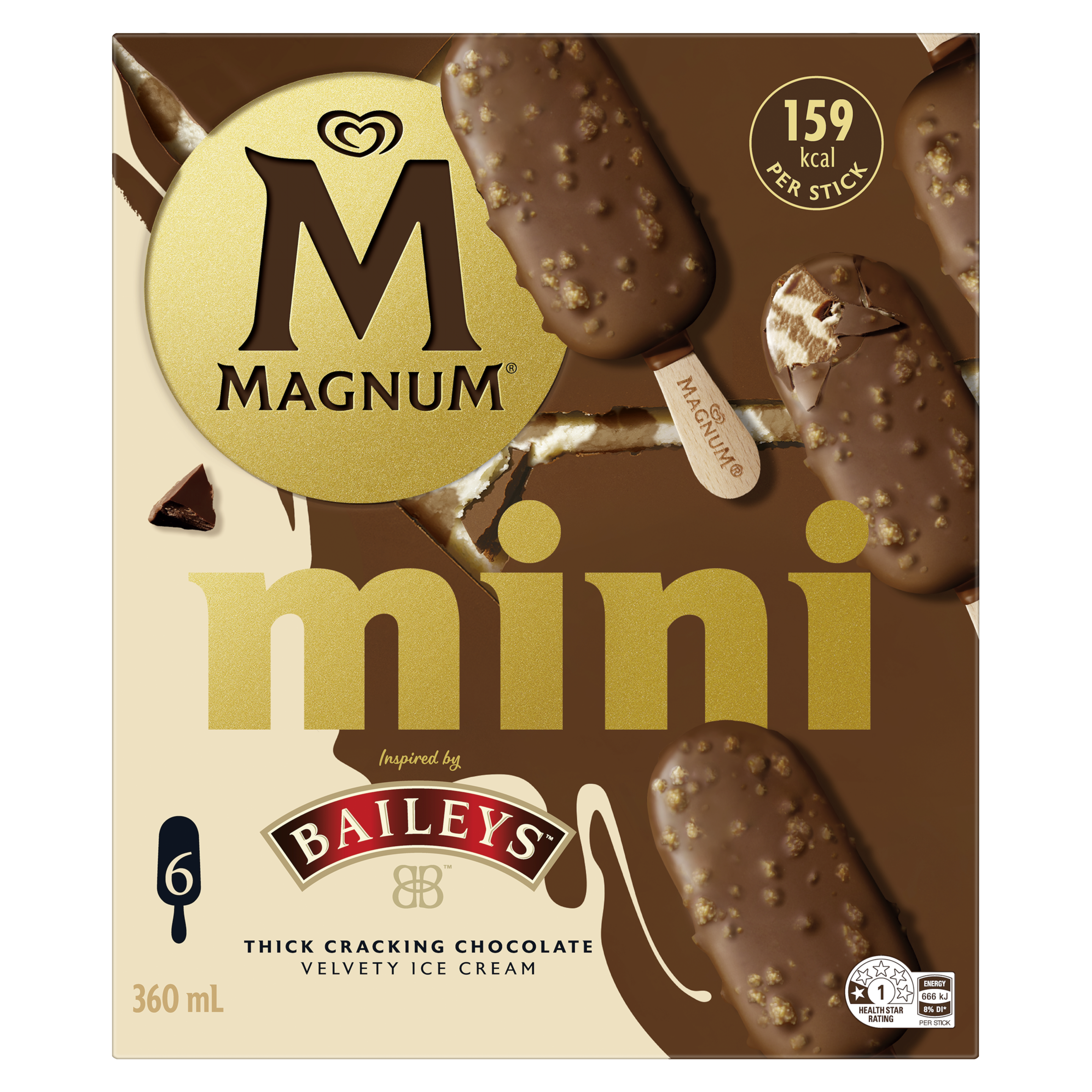 Magnum Mini Baileys Multipack packshot