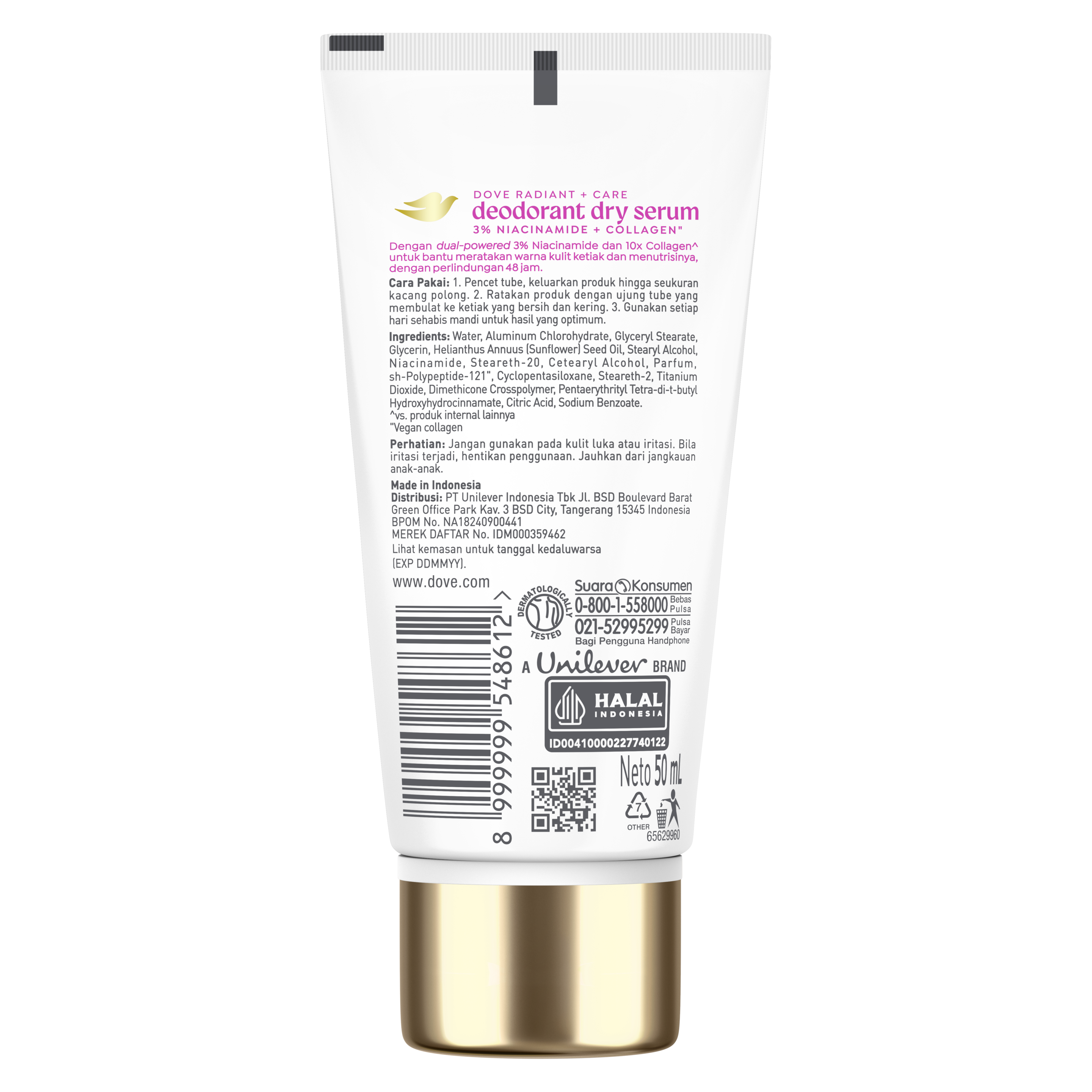 Deodorant Dry Serum 3% Niacinamide + 10x Collagen