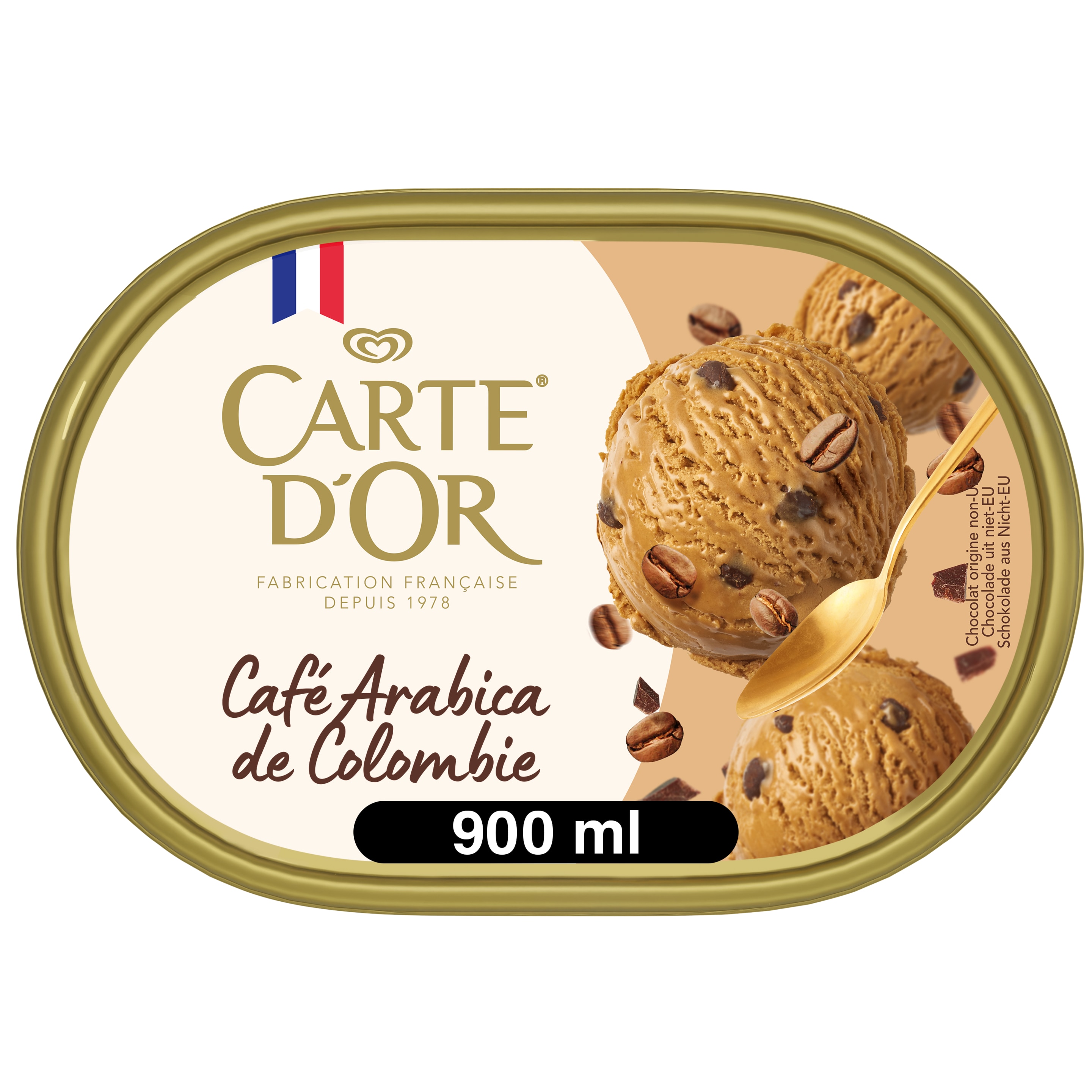 Carte D'Or  Glace Bac Crème Glacée  Café  900ml packshot