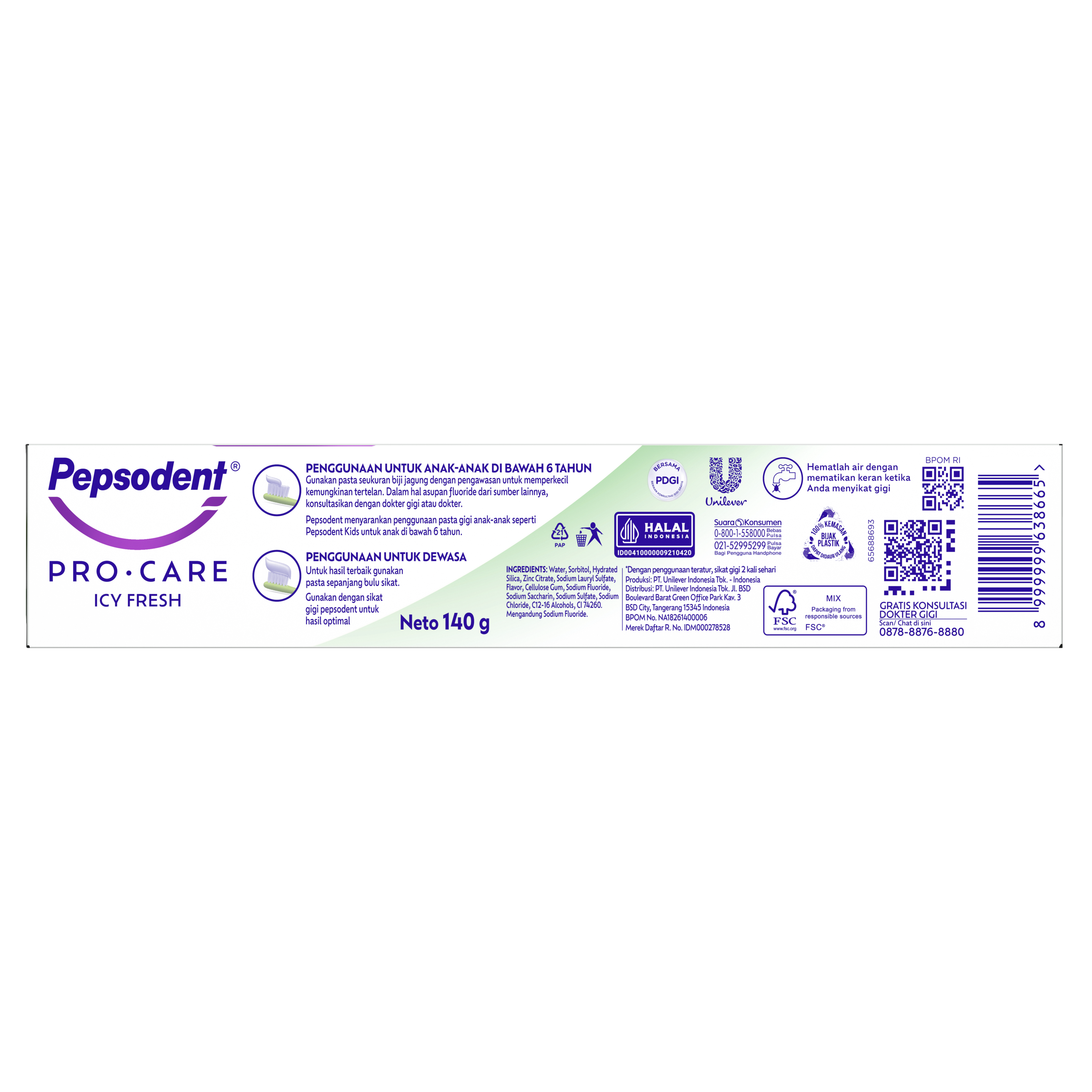 Pepsodent PRO CARE Icy Fresh