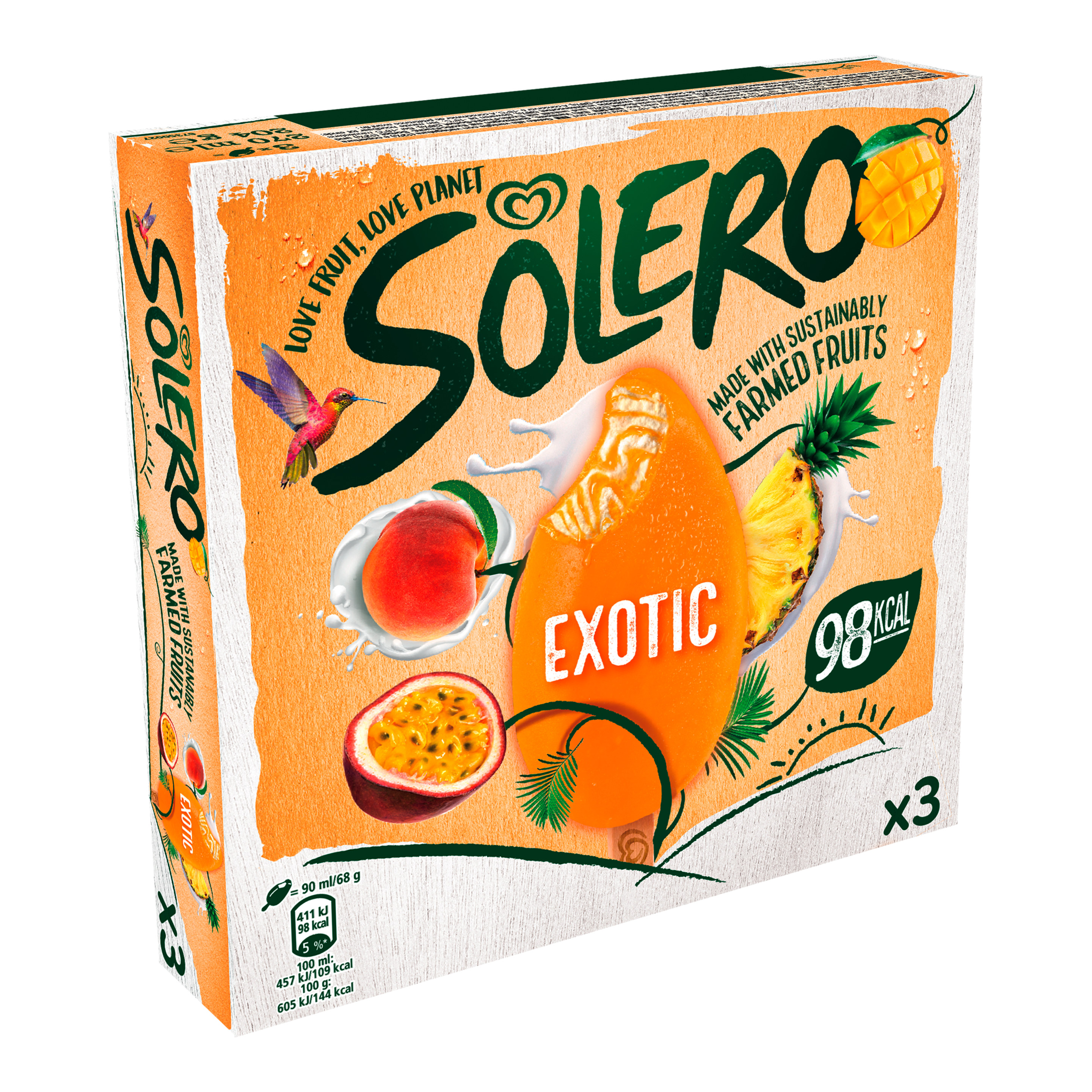 Solero Exotic 3 x 90 ml