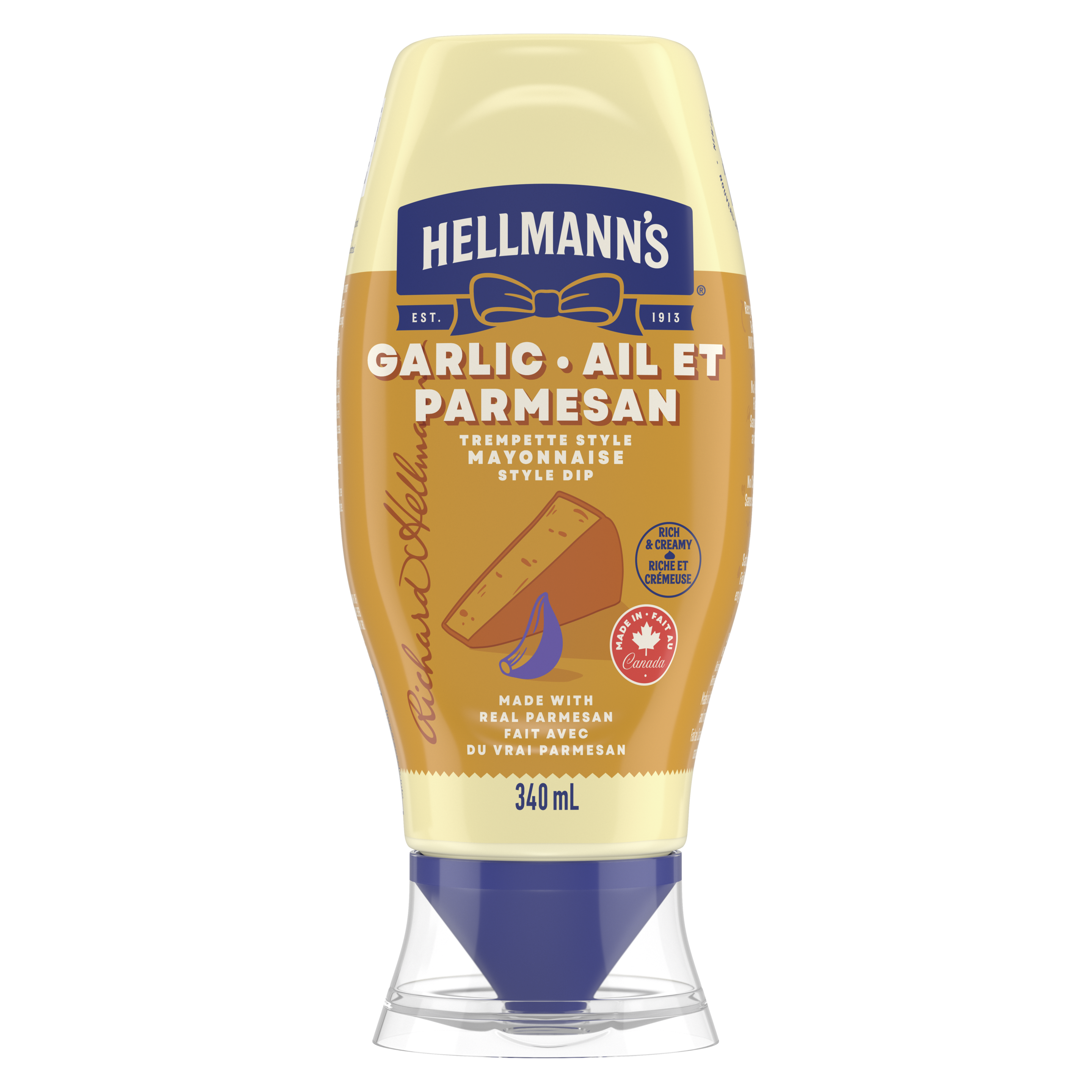 Hellmann’s Garlic Parmesan Chicken Wing Mayo Style Dip packshot