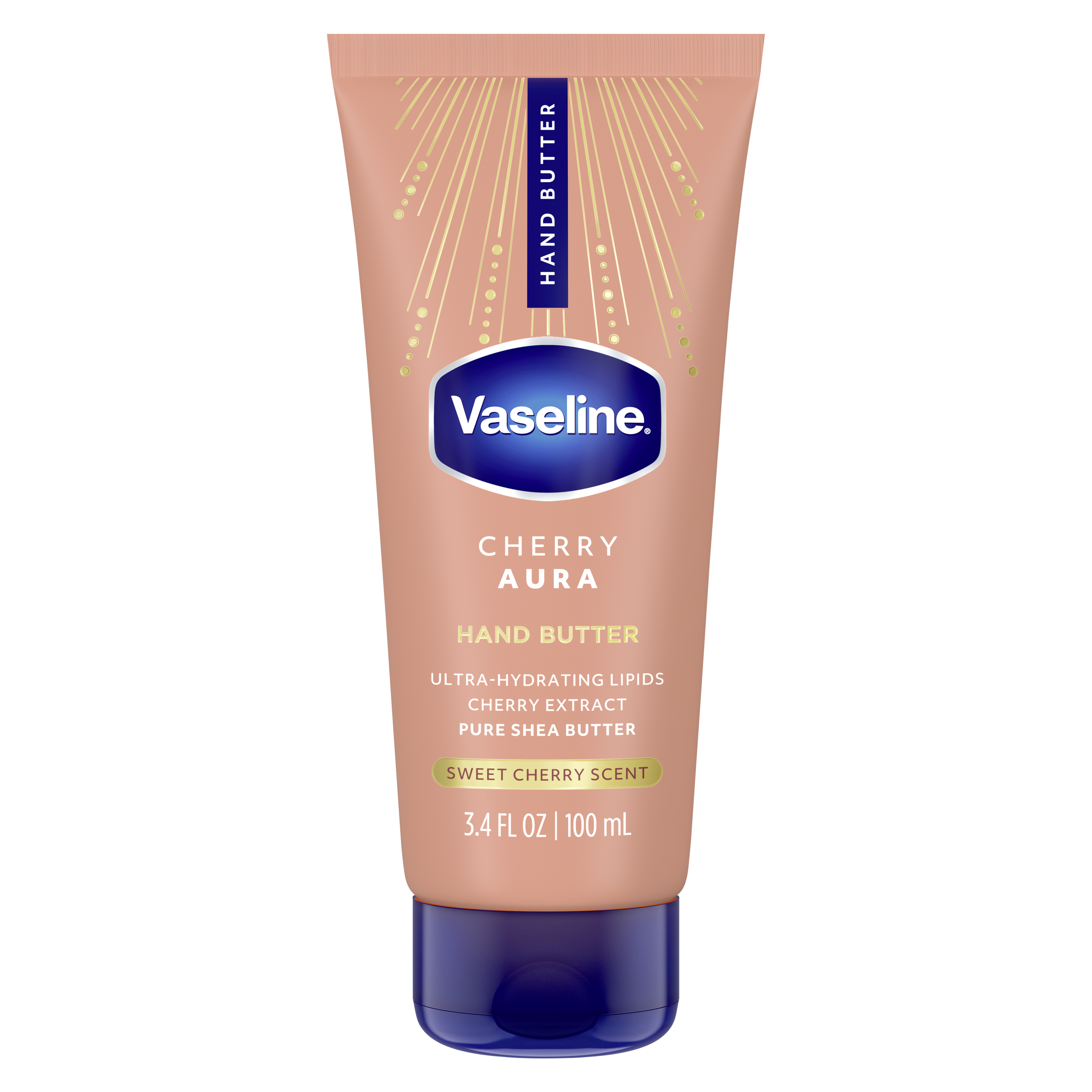 Vaseline® Cherry Aura Hand Butter front of pack packshot