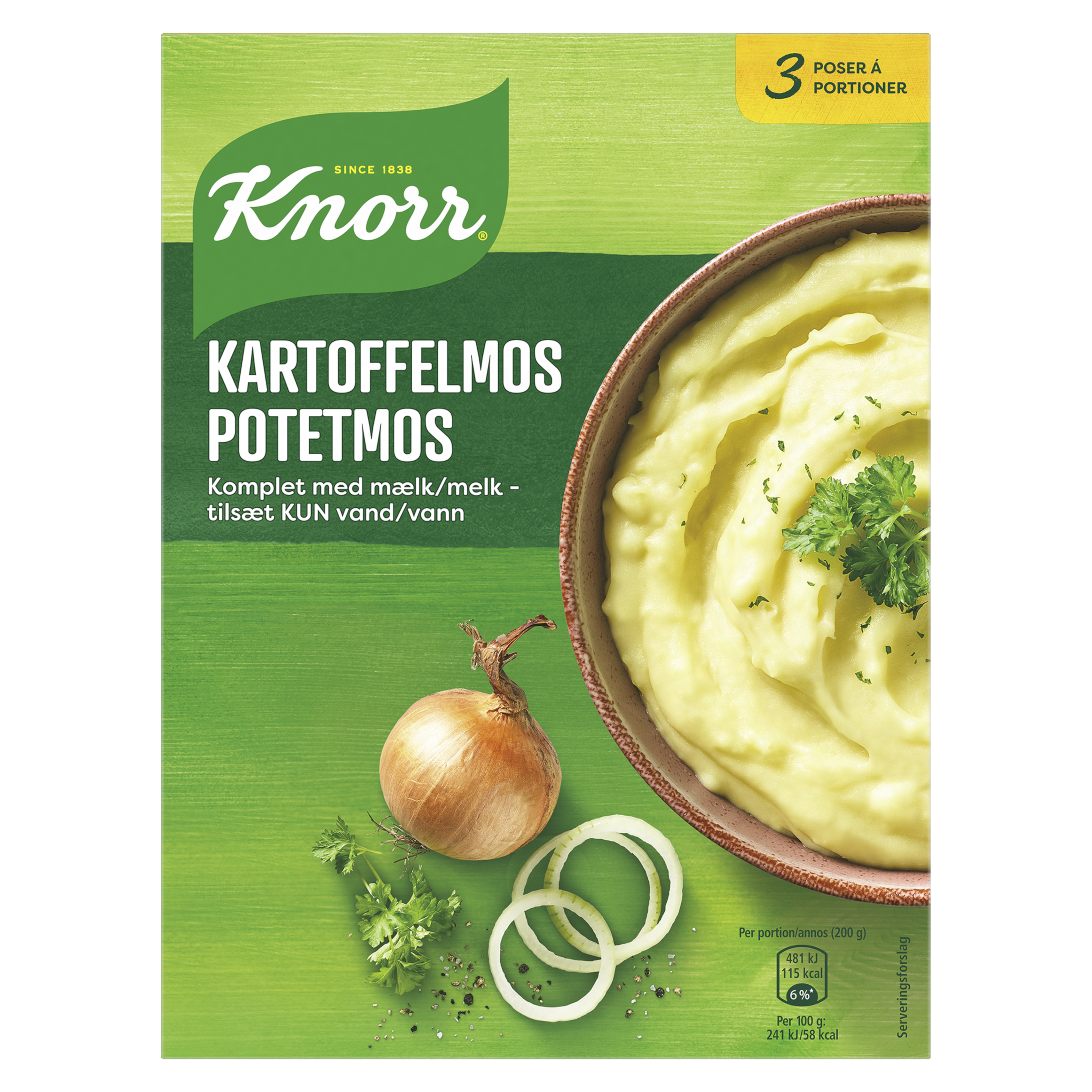 Knorr Kartoffelmos packshot