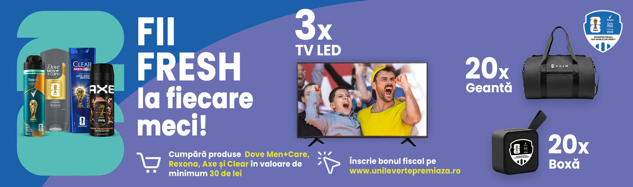 Fii fresh la fiecare meci și CÂȘTIGĂ! În Kaufland