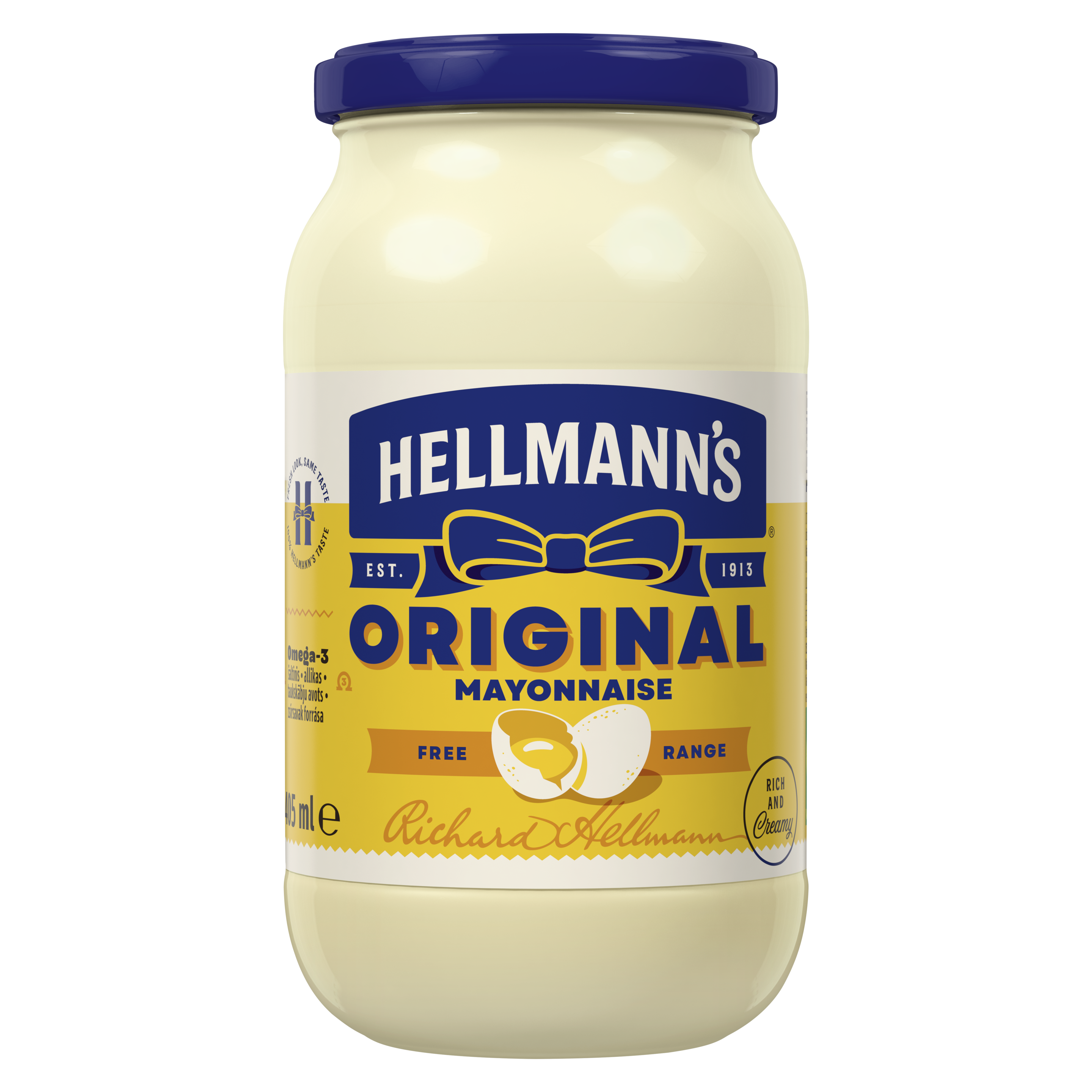 HELLMANN'S Majonéz Original 383g üveges packshot