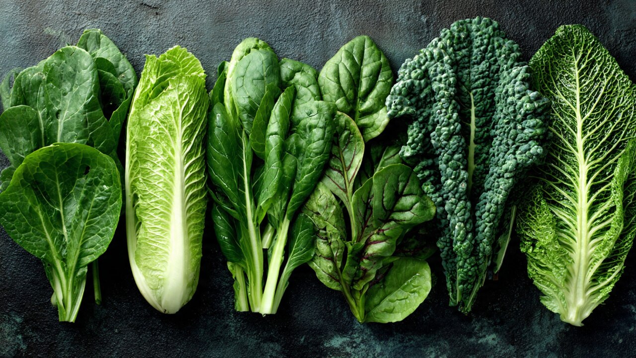 Leafy Greens (Spinach, Kale, Moringa)