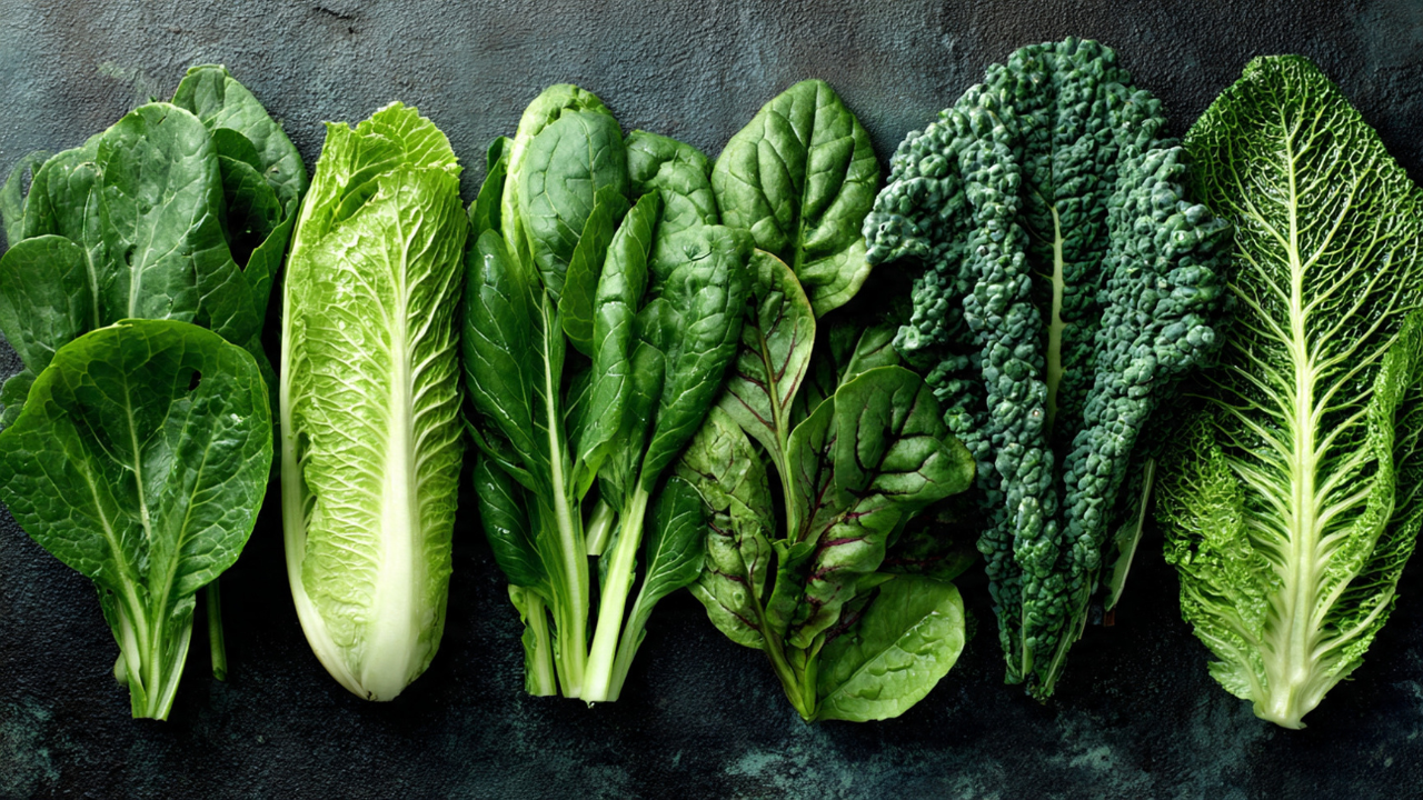 Leafy Greens (Spinach, Kale, Moringa)