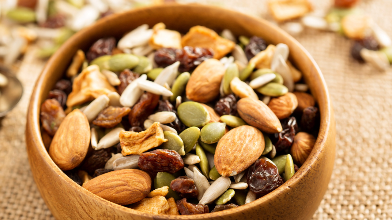 Nuts and Seeds (Almonds, Walnuts, Flaxseeds)