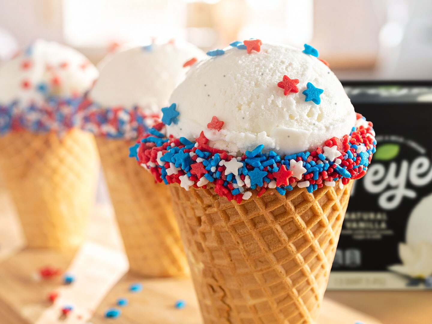 Breyers Patriotic 4th of July Ice Cream Recipe