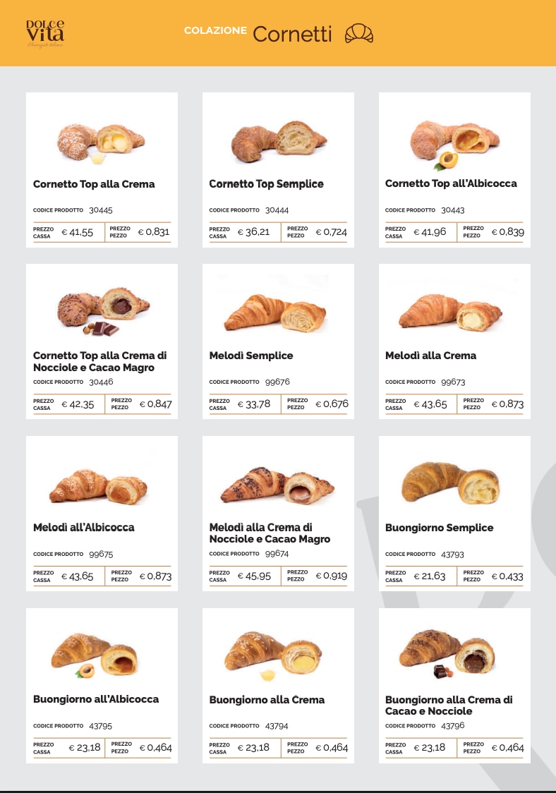Fatti Per te Menu