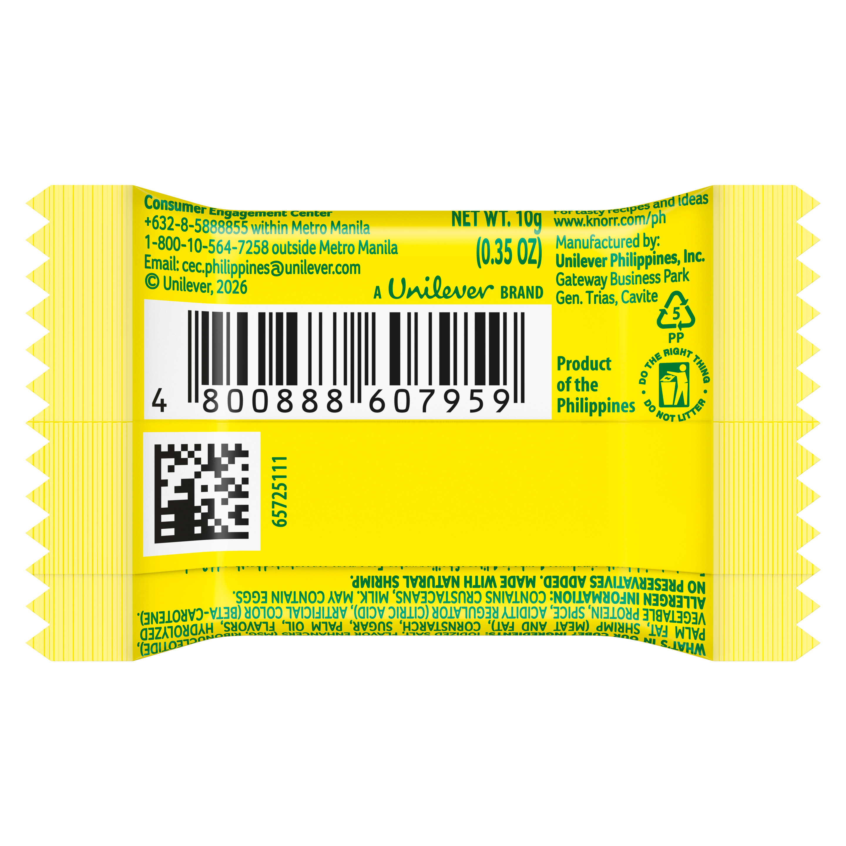 KNORR    Shrimp Broth Cubes made with real shrimp 10g packshot