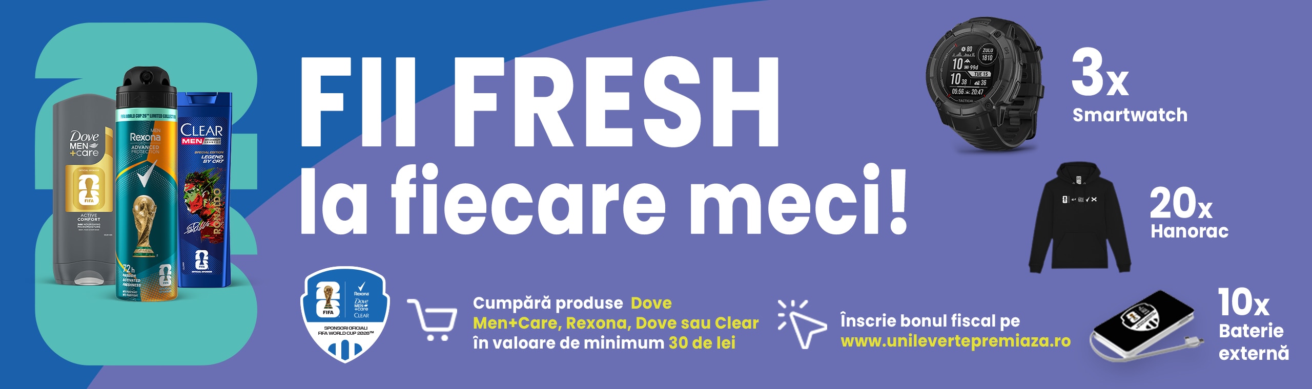Încearcă deodorantele Dove pentru întregul corp și câștigă în Carrefour