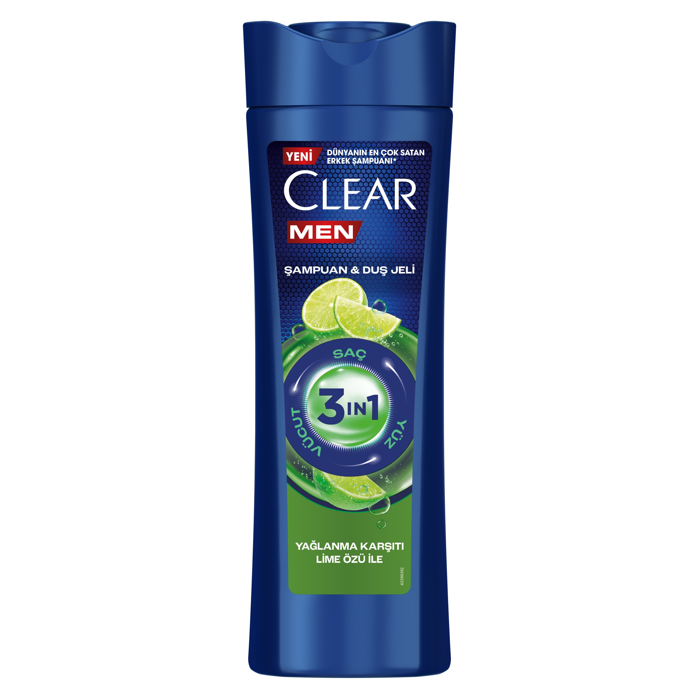 Clear 3in1 Yağlanma Karşıtı Lime Özlü Şampuan packshot