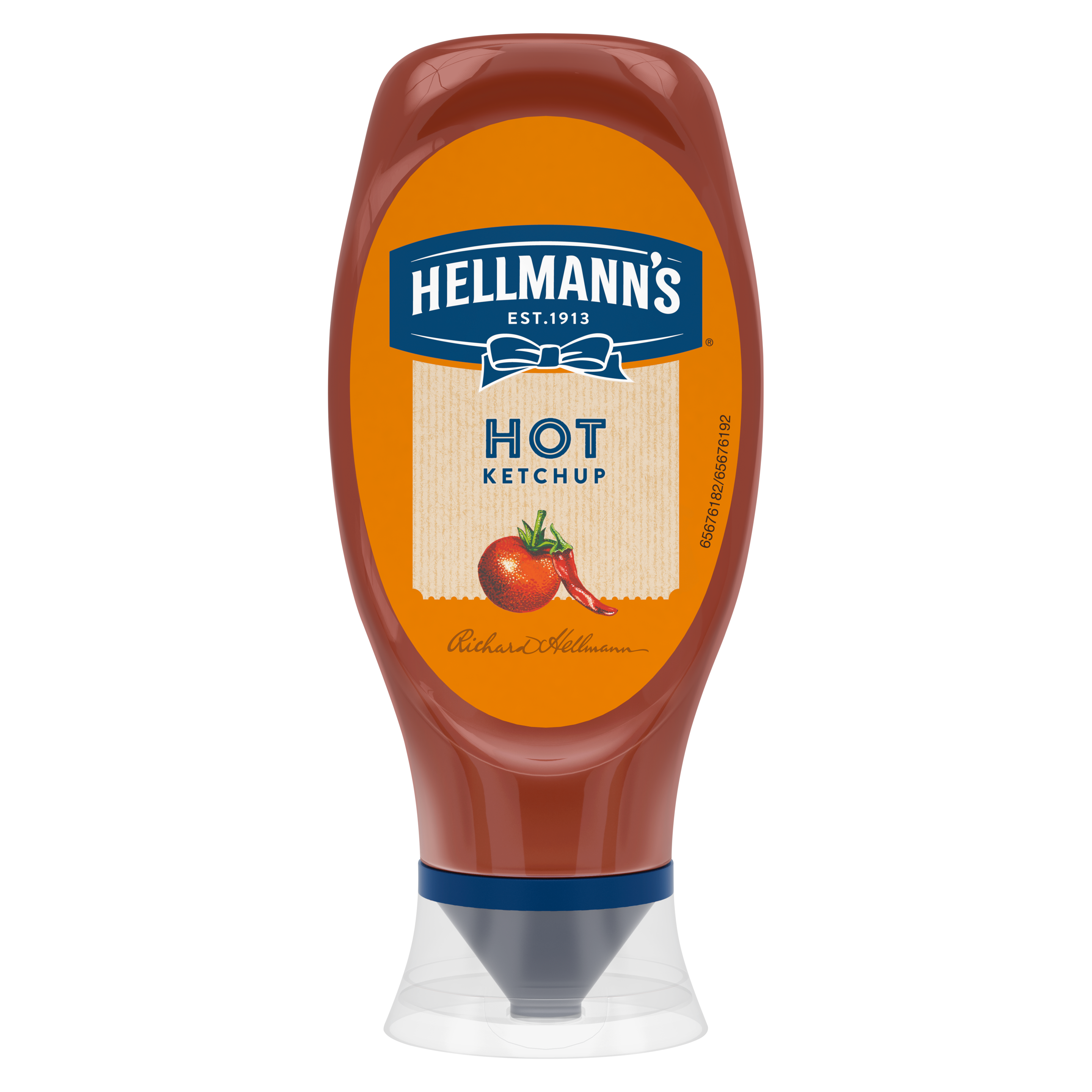 Hellmann's Ketchup Hot Top Down packshot