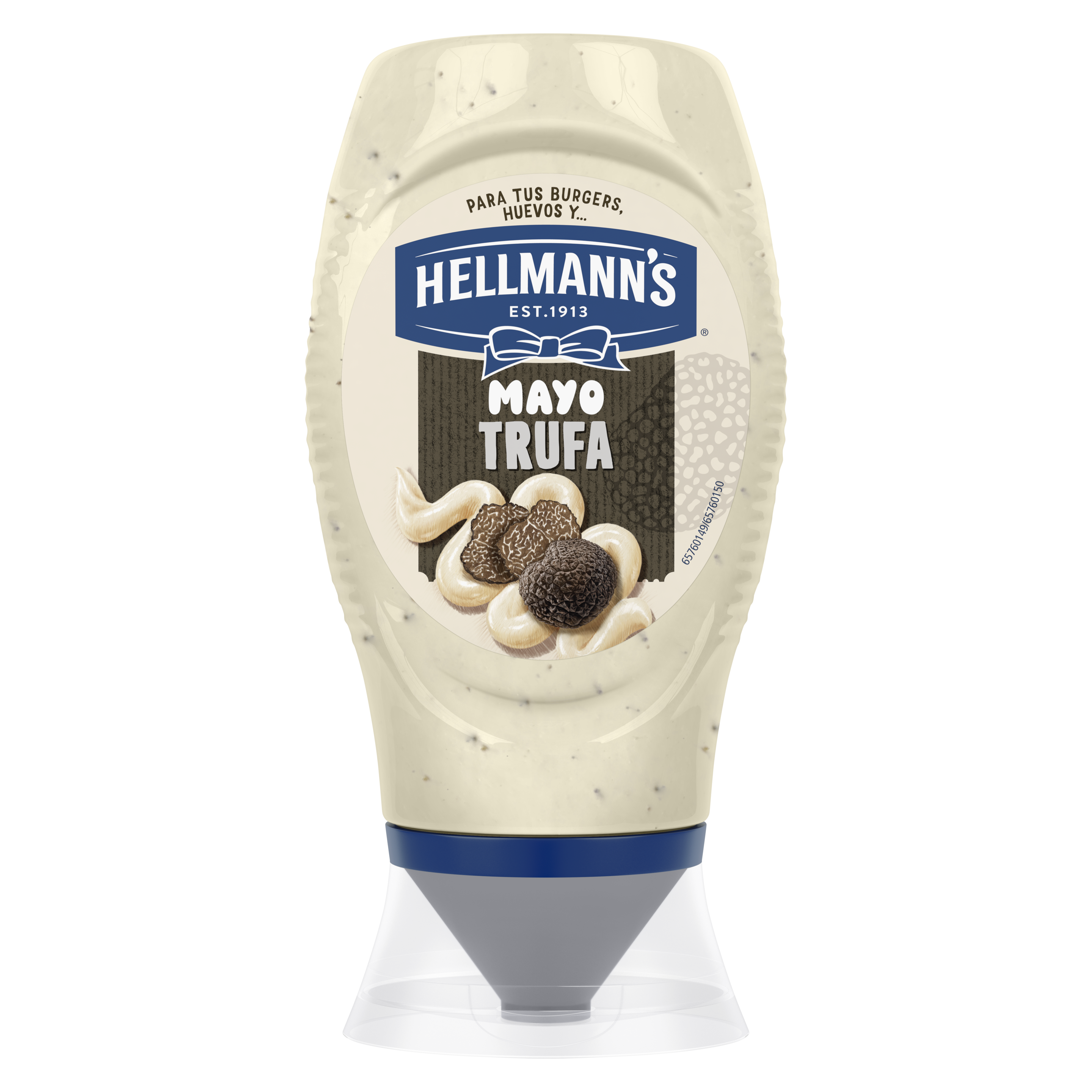 Hellmann's  Mayo  Trufa Sin Gluten Bocabajo 250 ML packshot