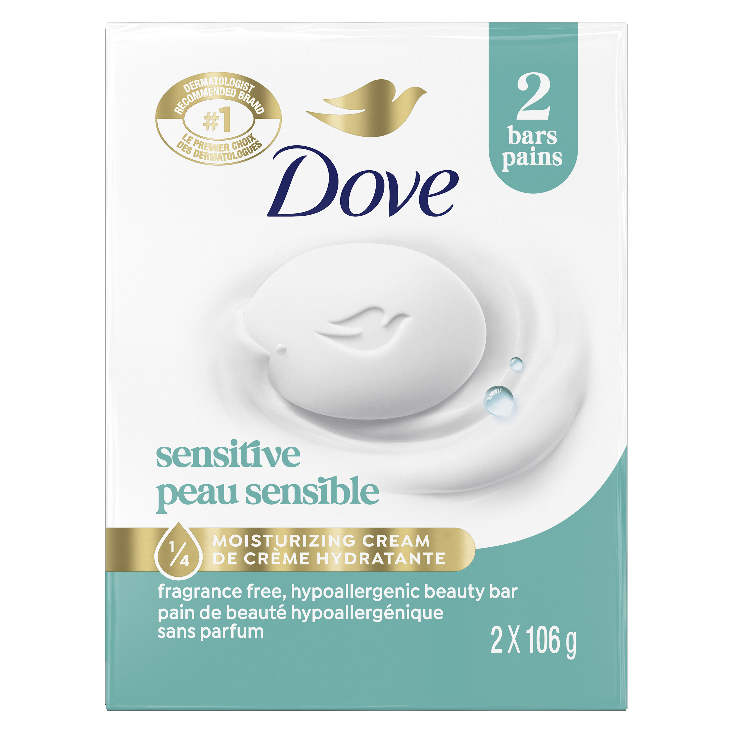 Sensitive Skin Beauty Bar 2x106g