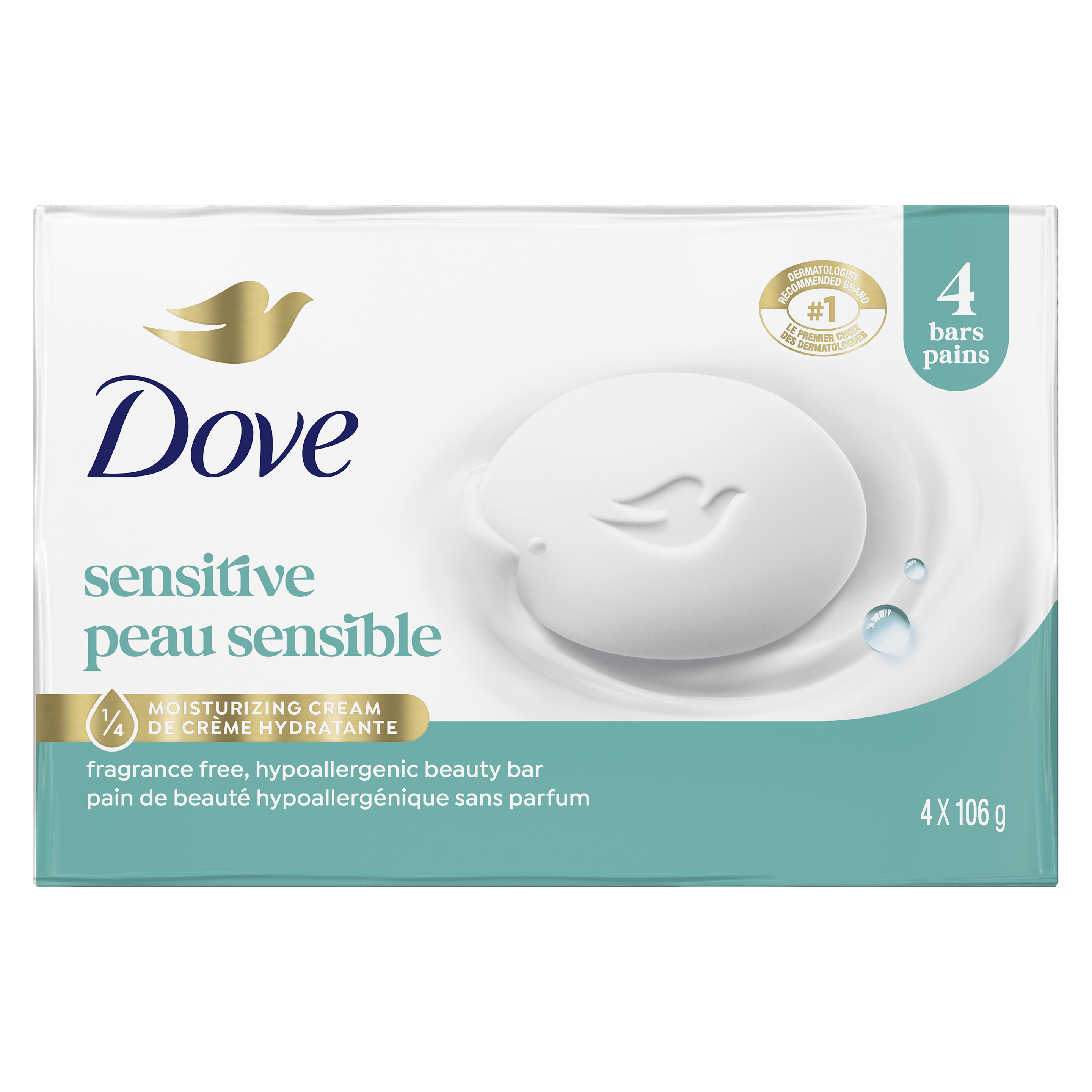 Sensitive Skin Beauty Bar 4x106g