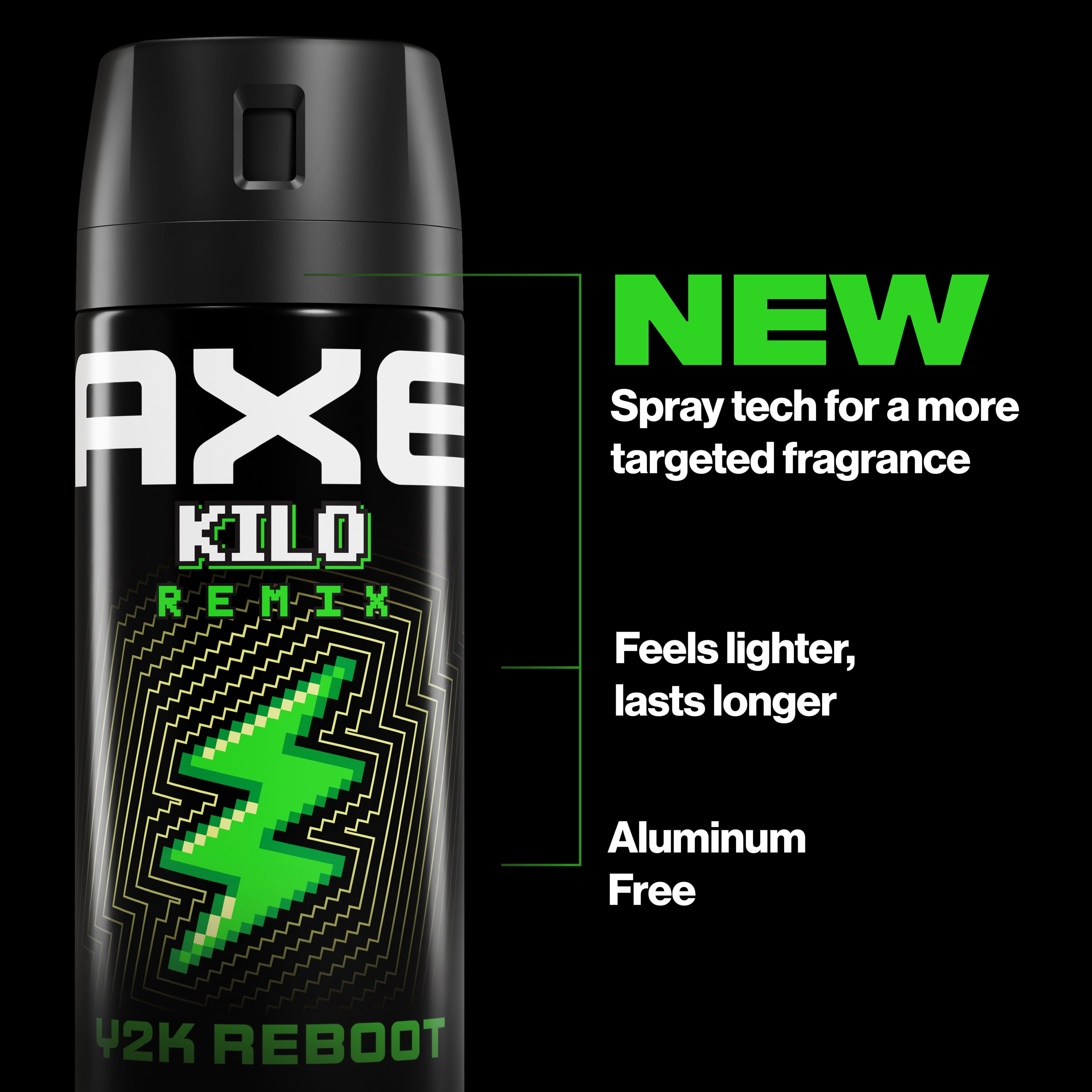 Underarm Deodorant Body Spray Kilo Remix