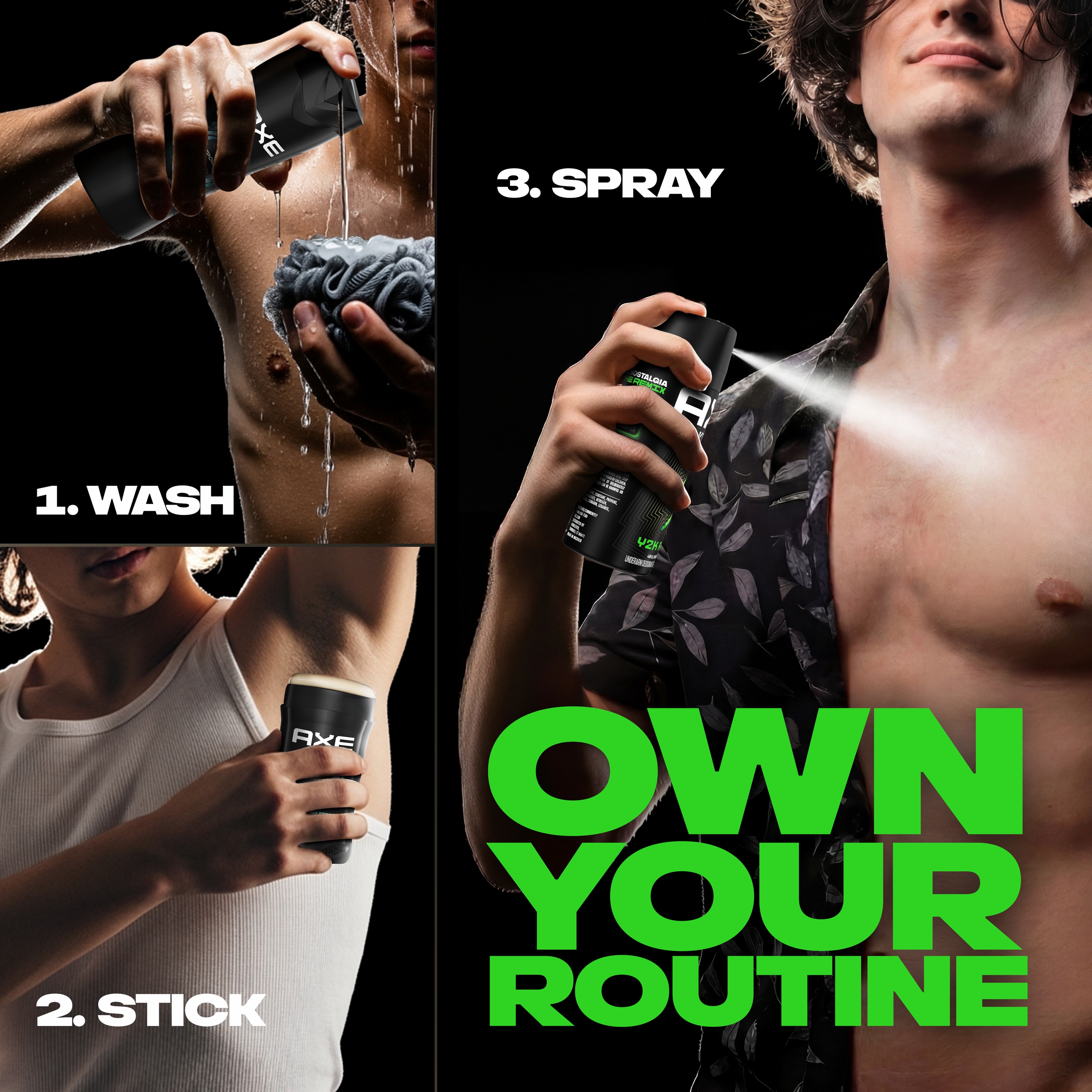 Underarm Deodorant Body Spray Kilo Remix