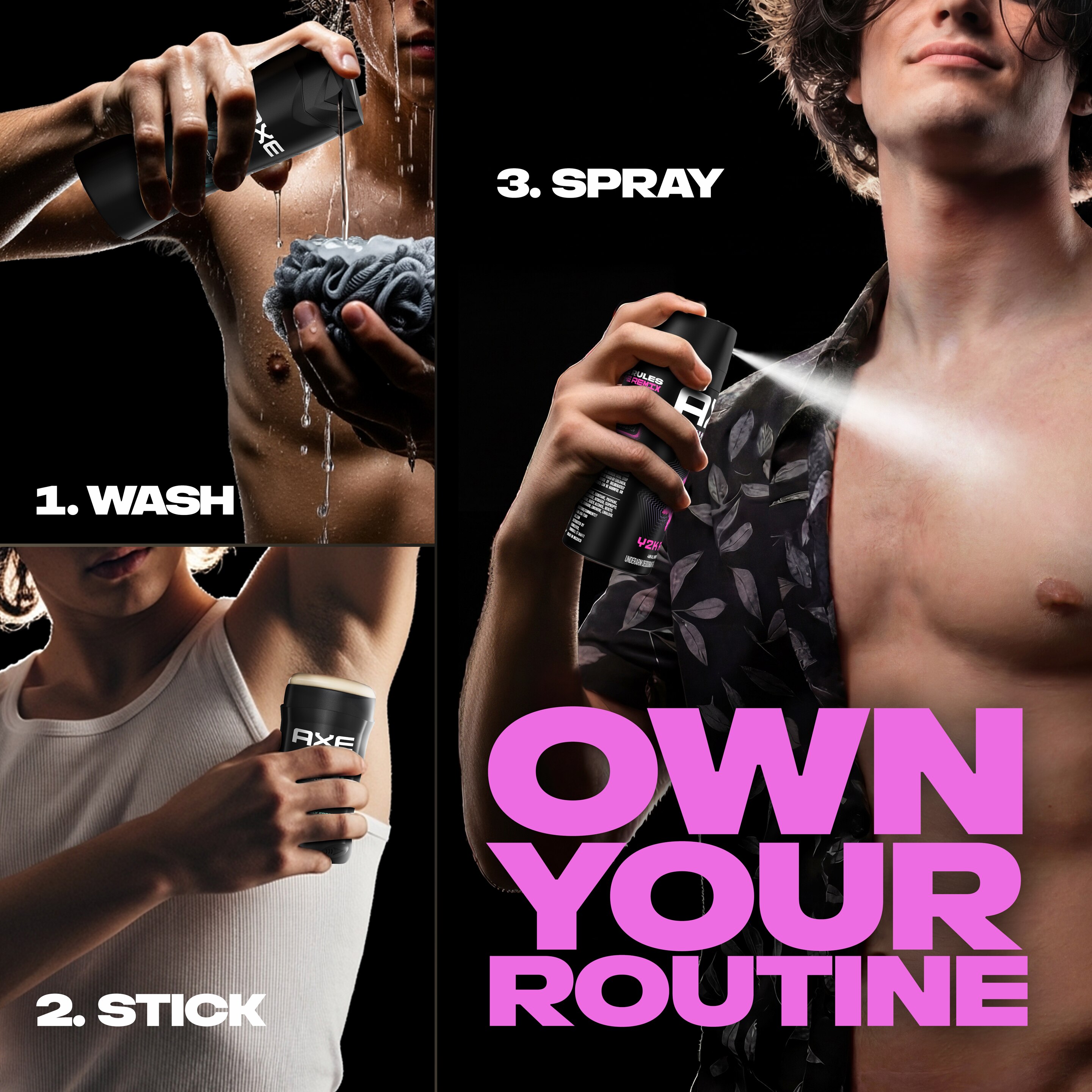 Underarm Deodorant Body Spray Anarchy Remix