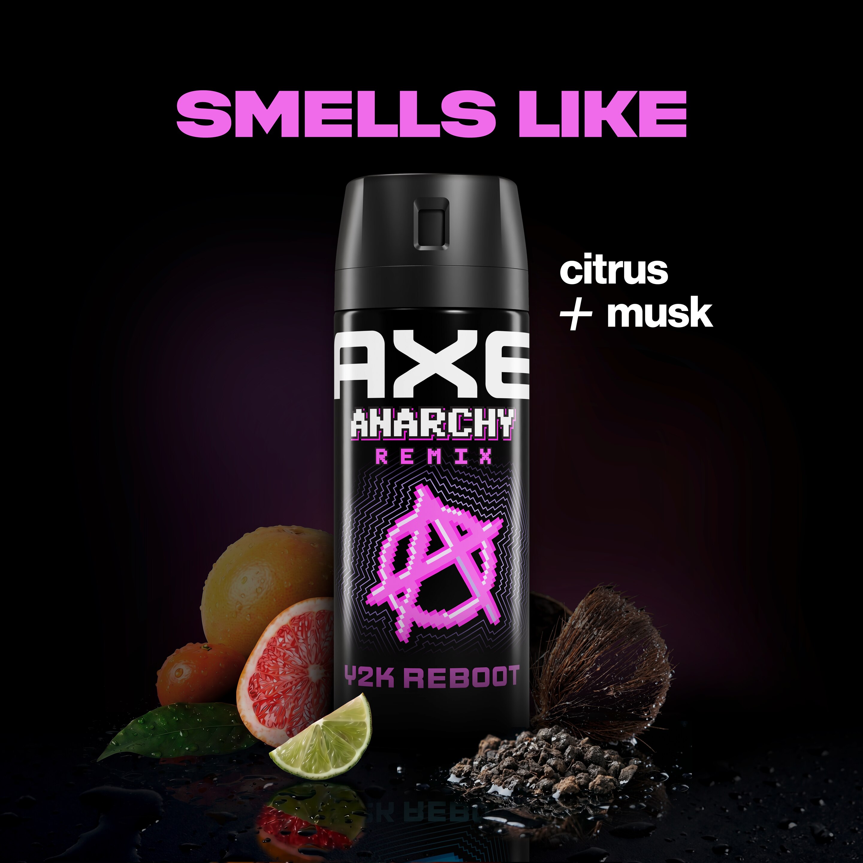 Underarm Deodorant Body Spray Anarchy Remix