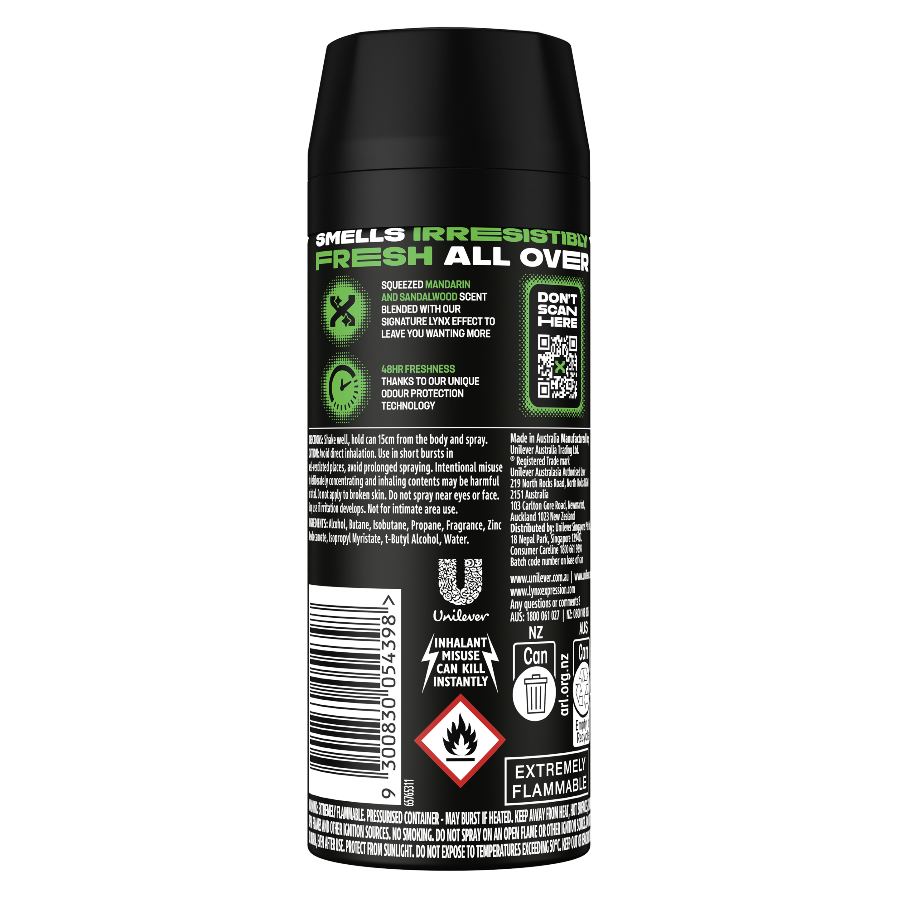 Lynx Africa Body Spray