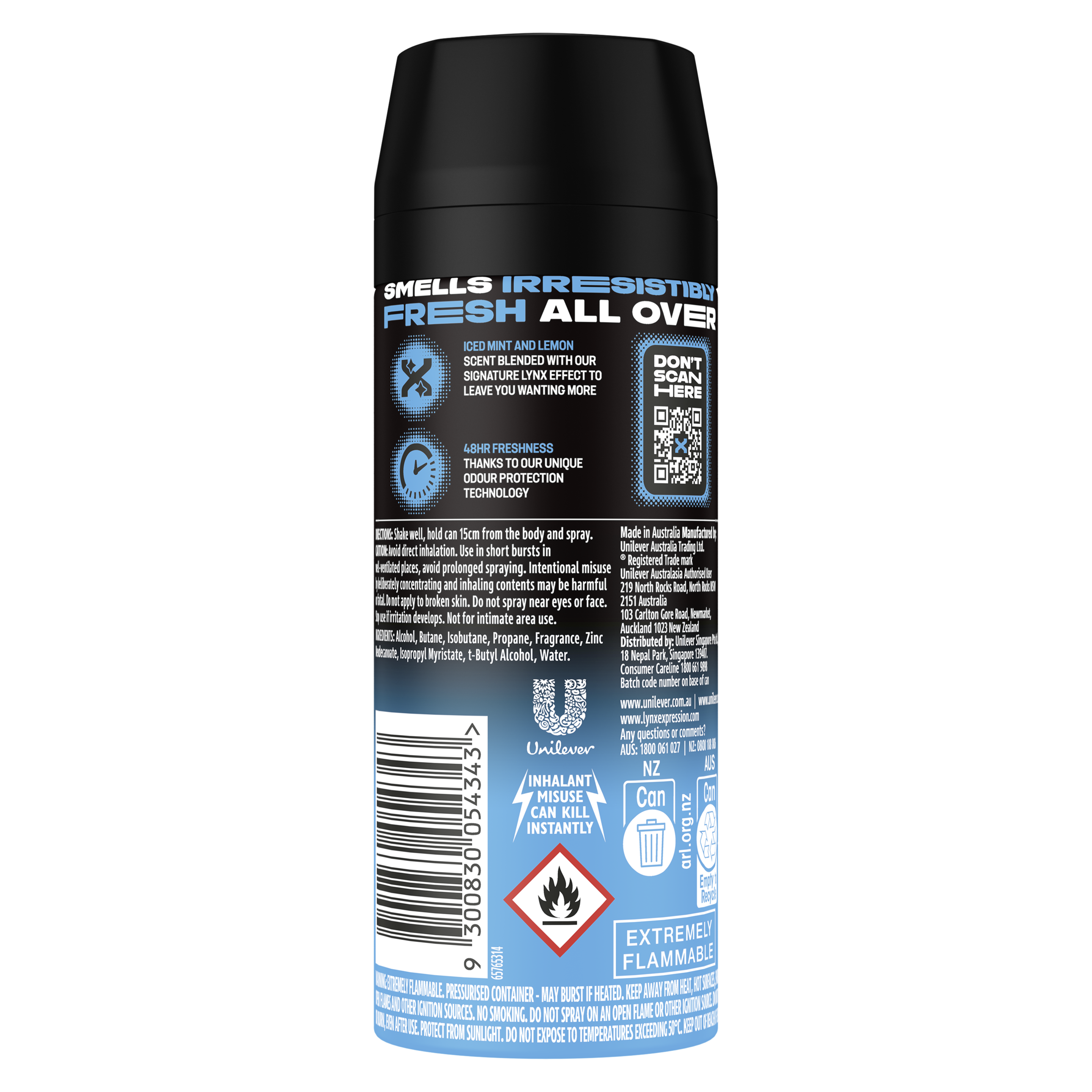 Lynx Ice Chill Body Spray