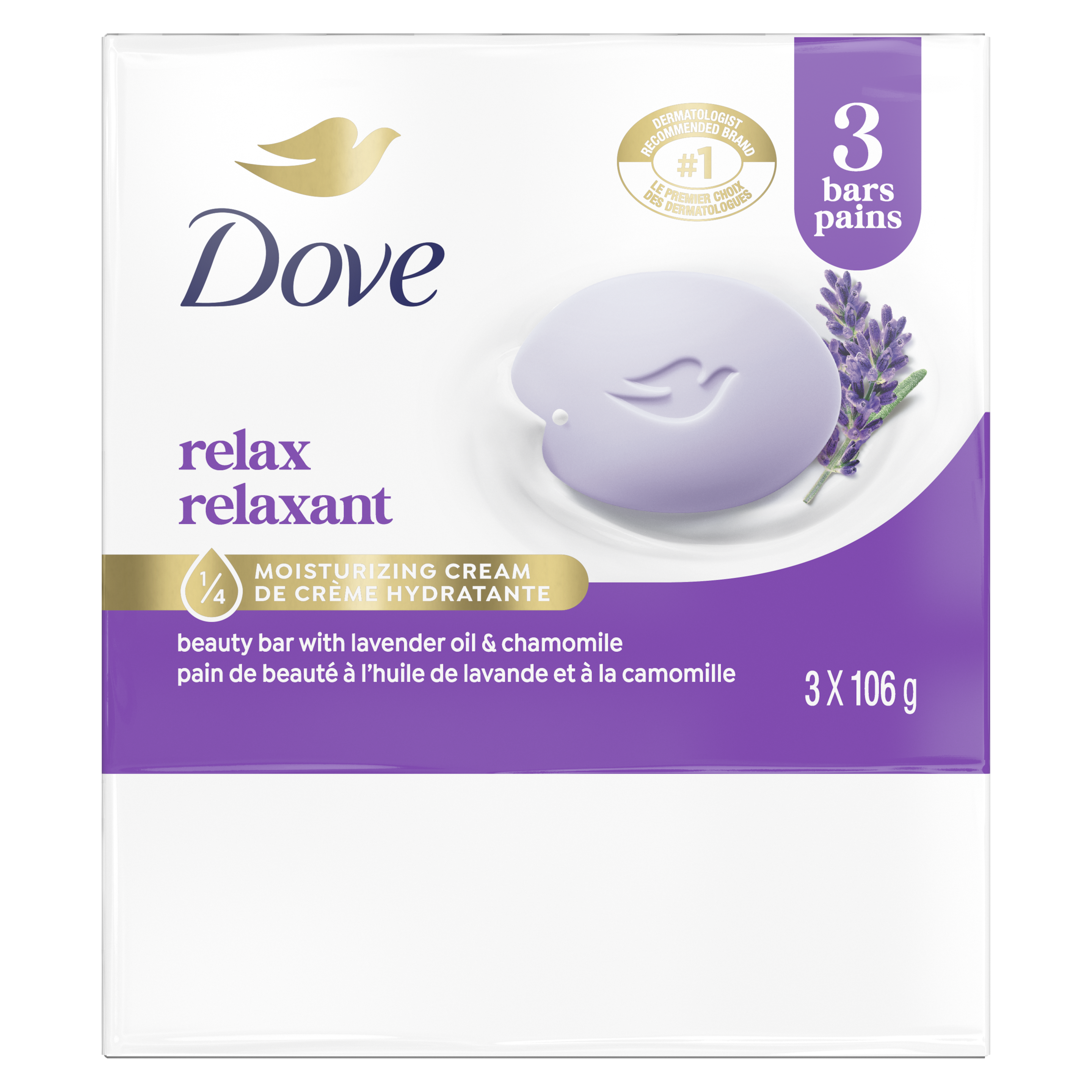 Dove Relaxing Lavender Beauty Bar