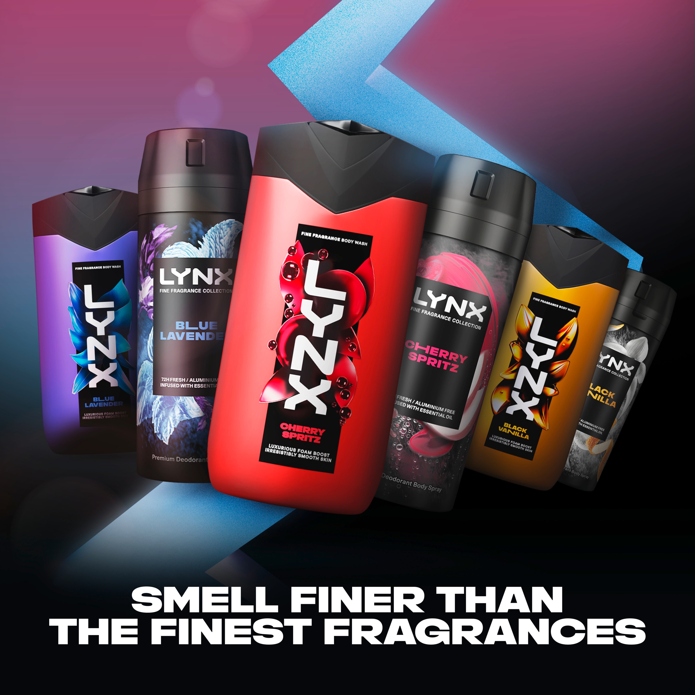 Lynx Fine Fragrance Product Range 