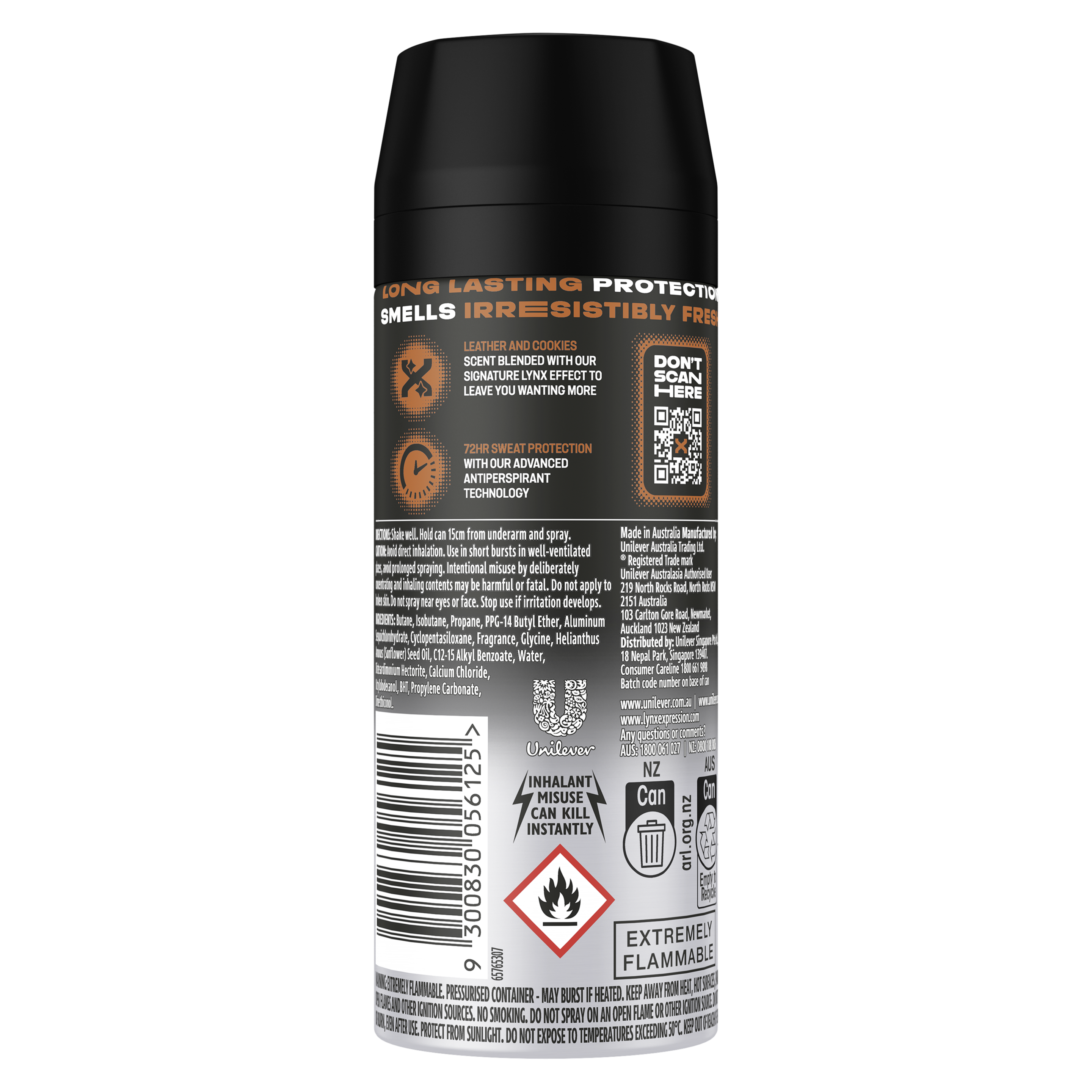 Lynx Collisions Leather + Cookies Antiperspirant